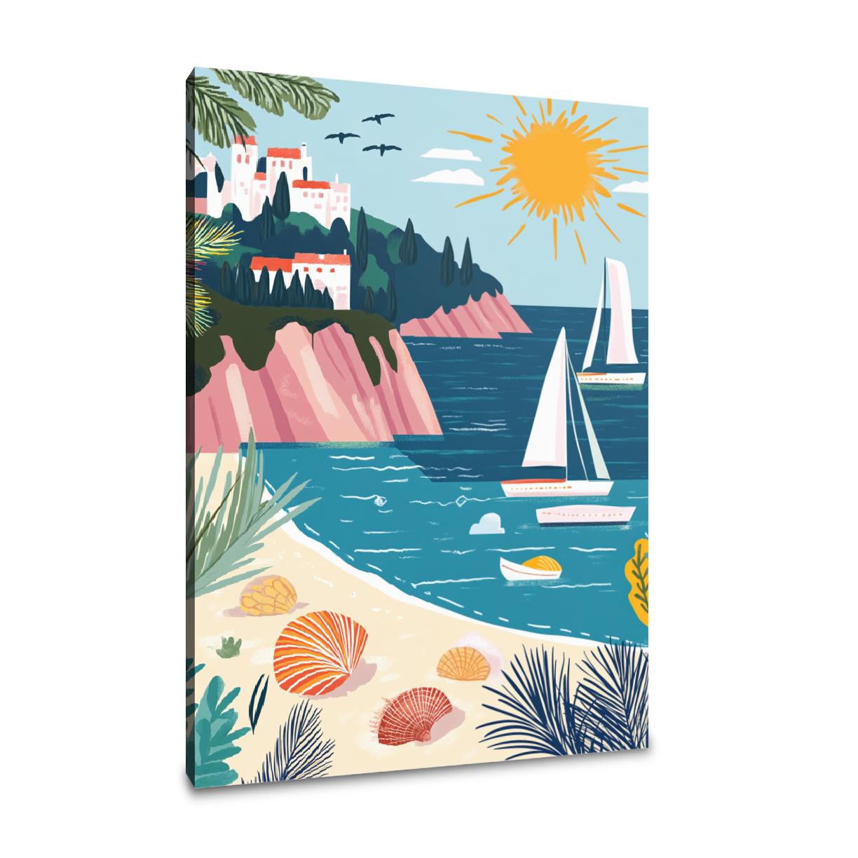 French Riviera Dream Canvas