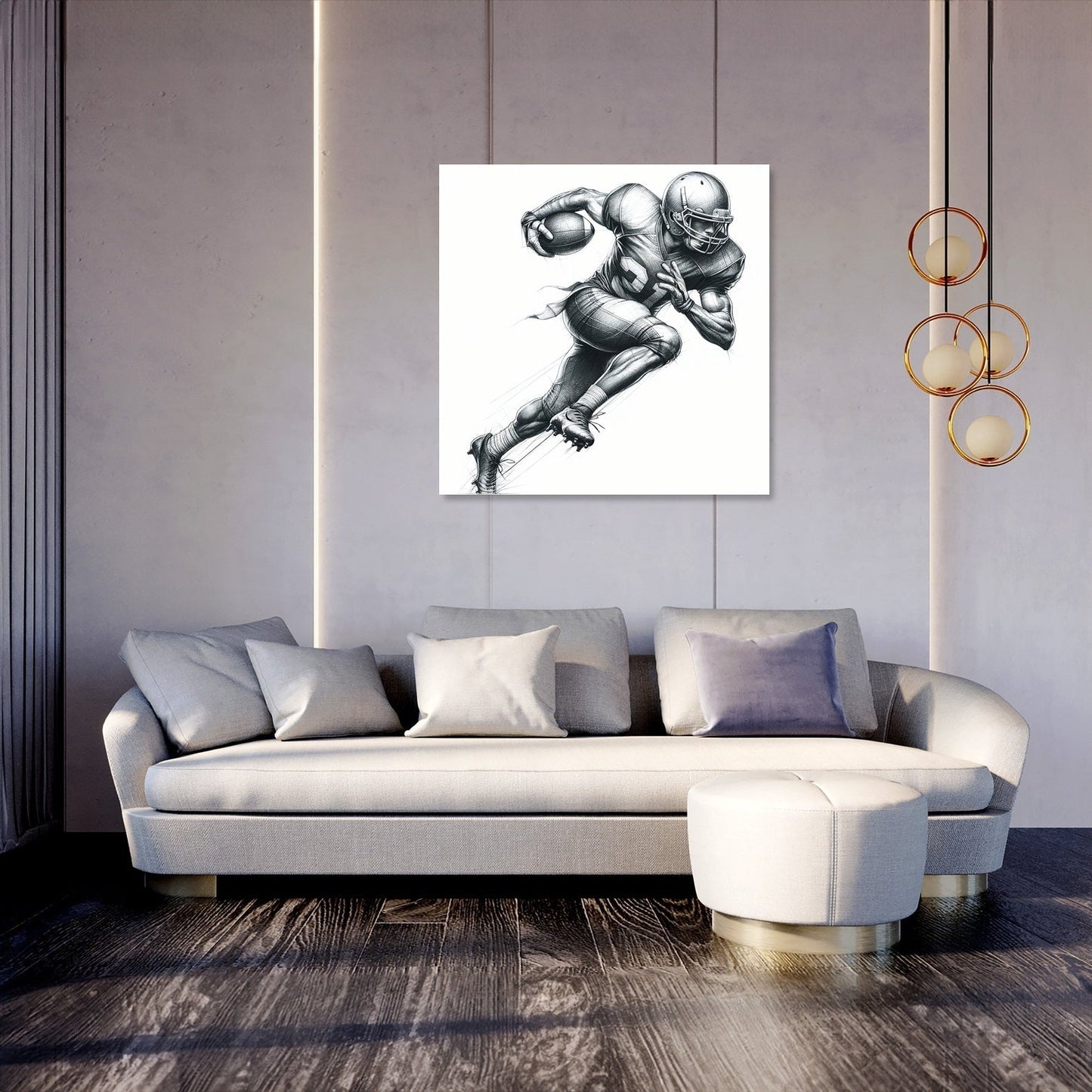 Agile Football Sketch Canvas
