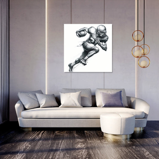 Agile Football Sketch Canvas