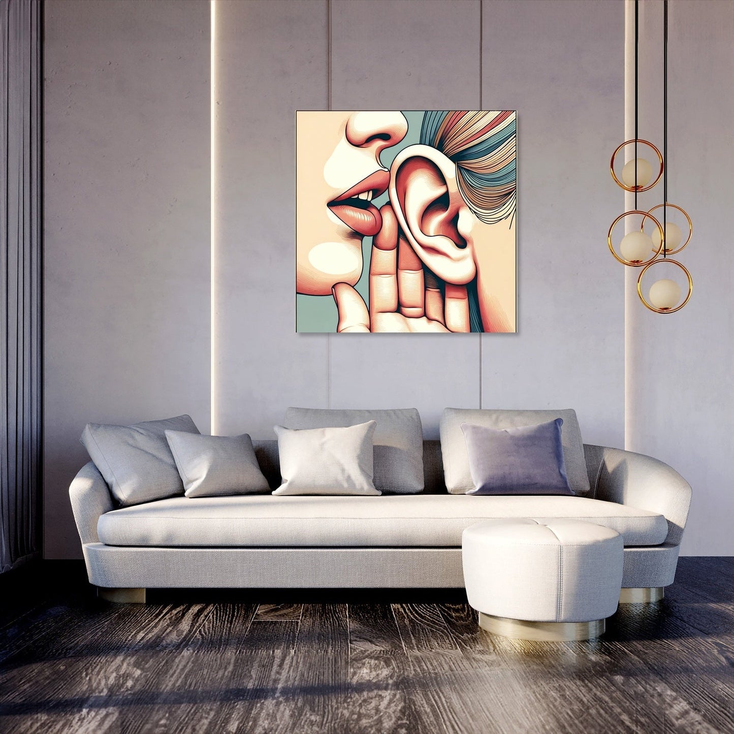 Intimate Whisper Canvas