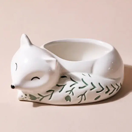 Lisa Angel Sleeping Fox Planter