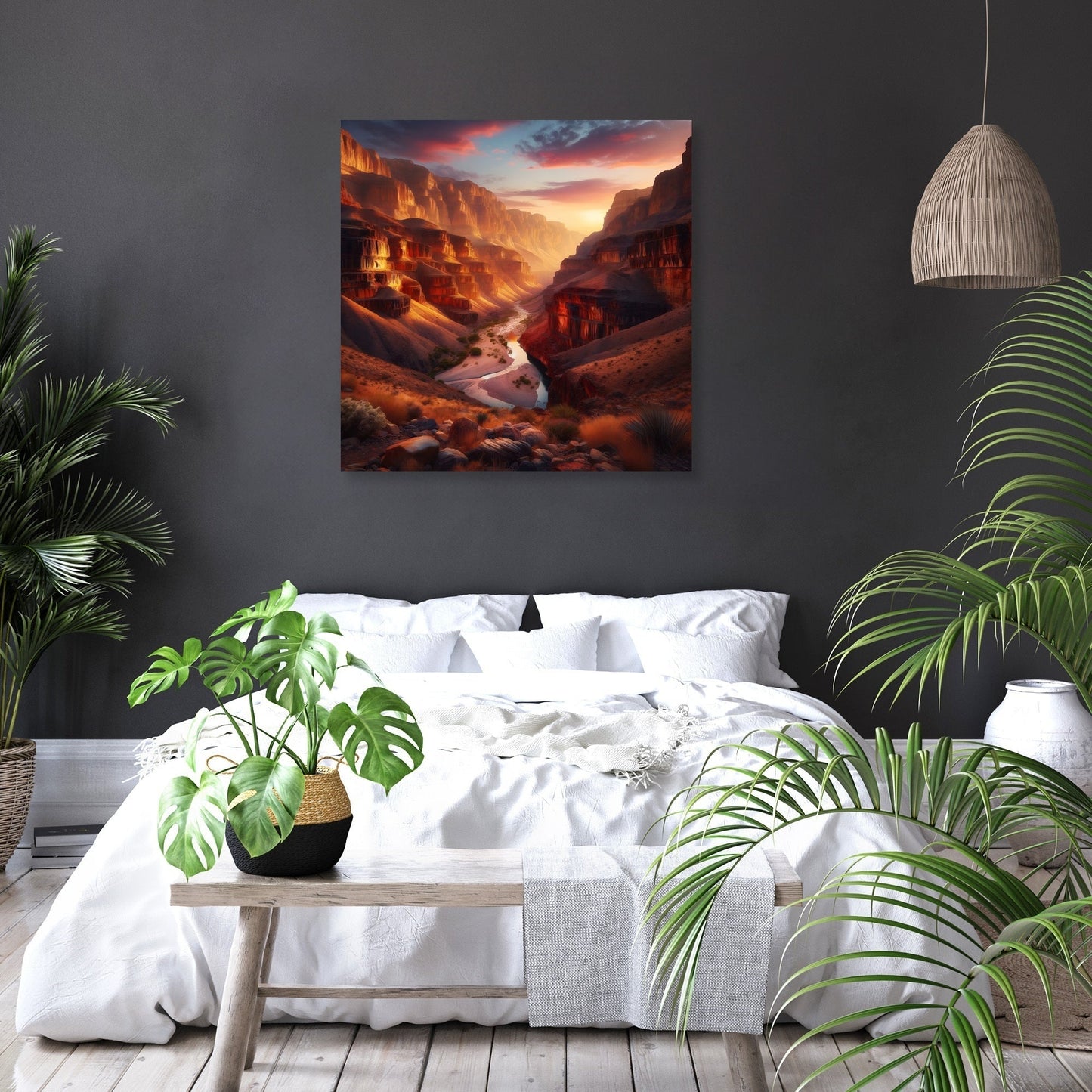 Golden Canyon Majesty Canvas