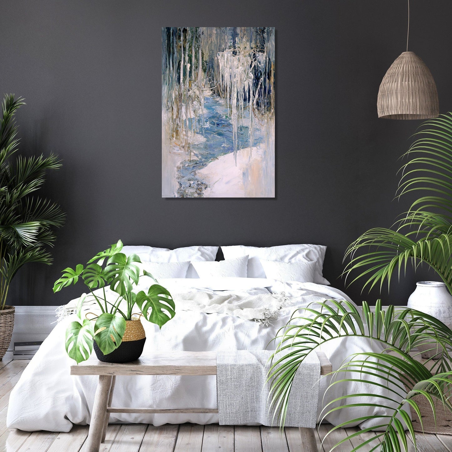 Frozen River Canvas