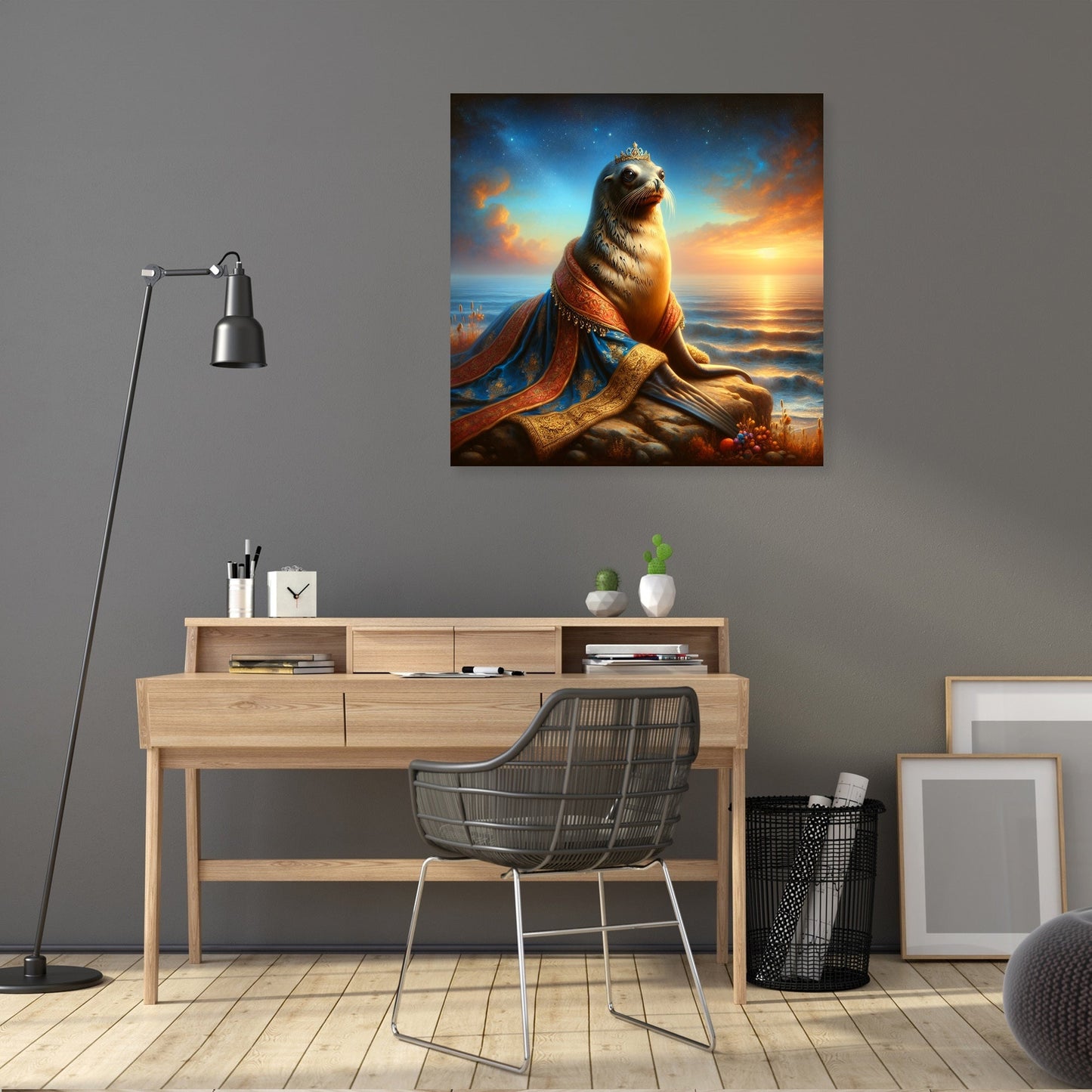 Regal Sea Lion Dusk Canvas