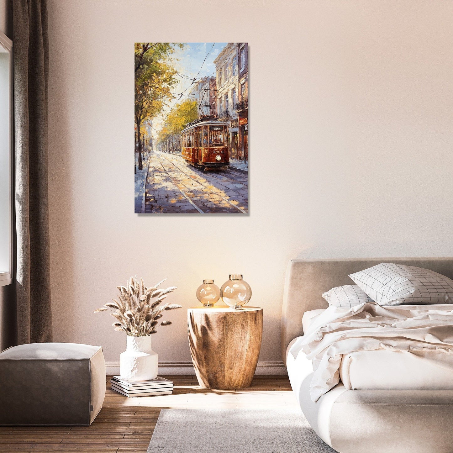 Nostalgic Tramway Canvas