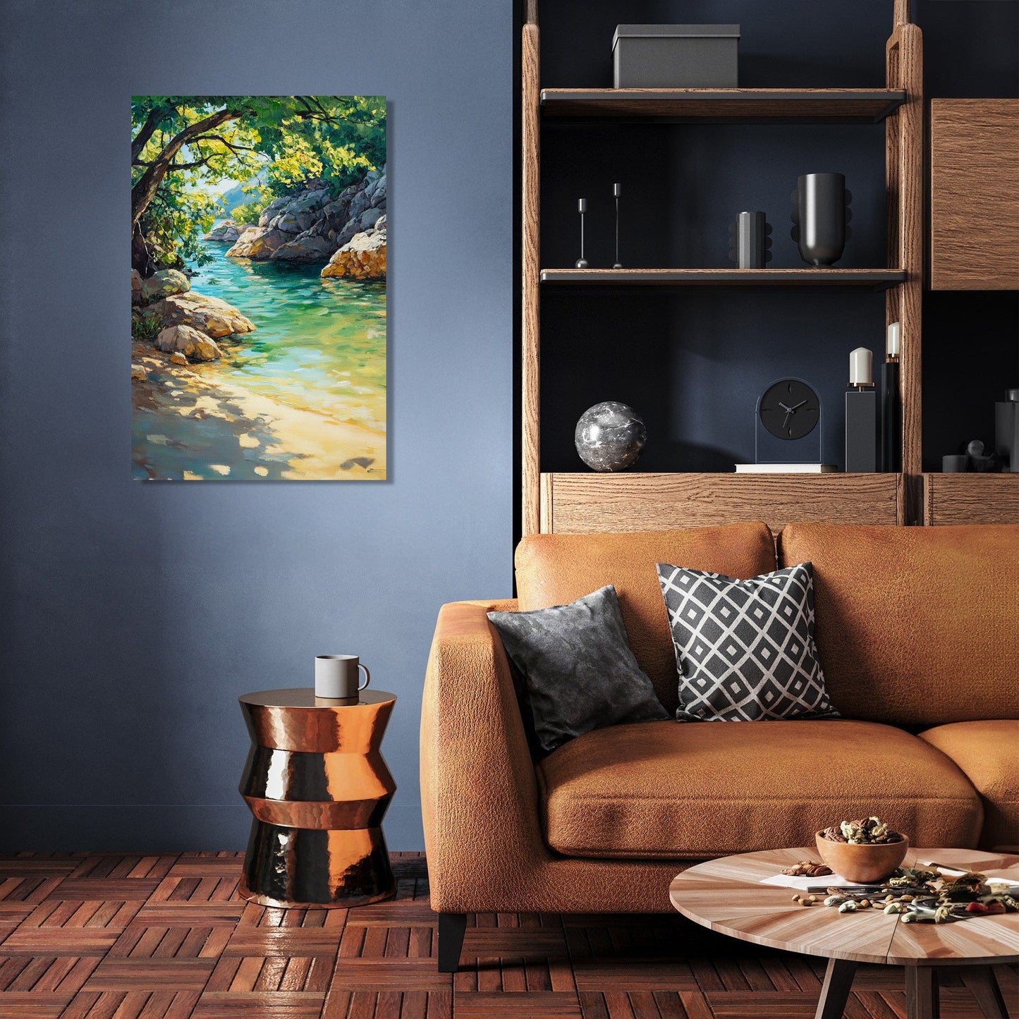 Crystal Cove Reflection Canvas
