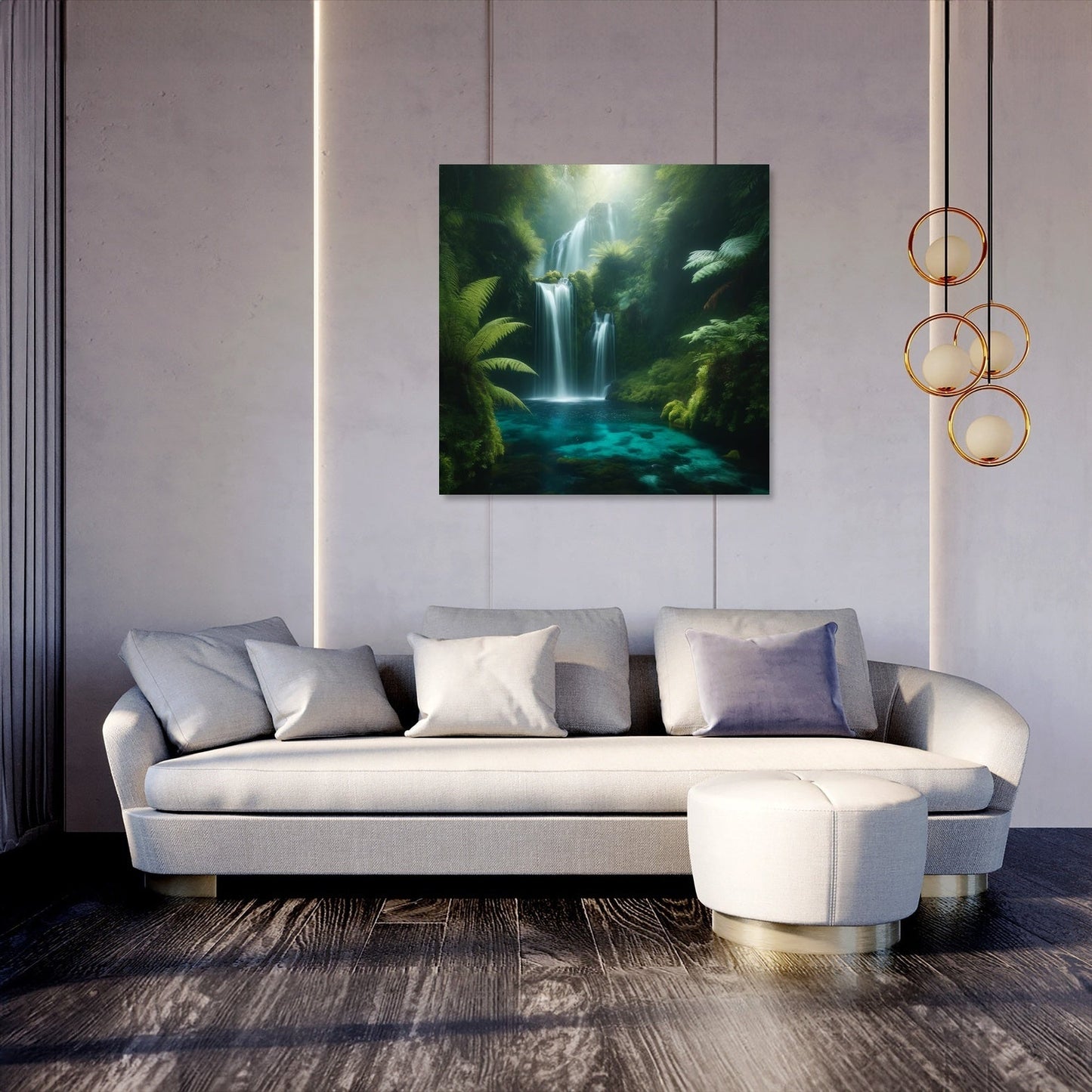 Hidden Waterfall Canvas