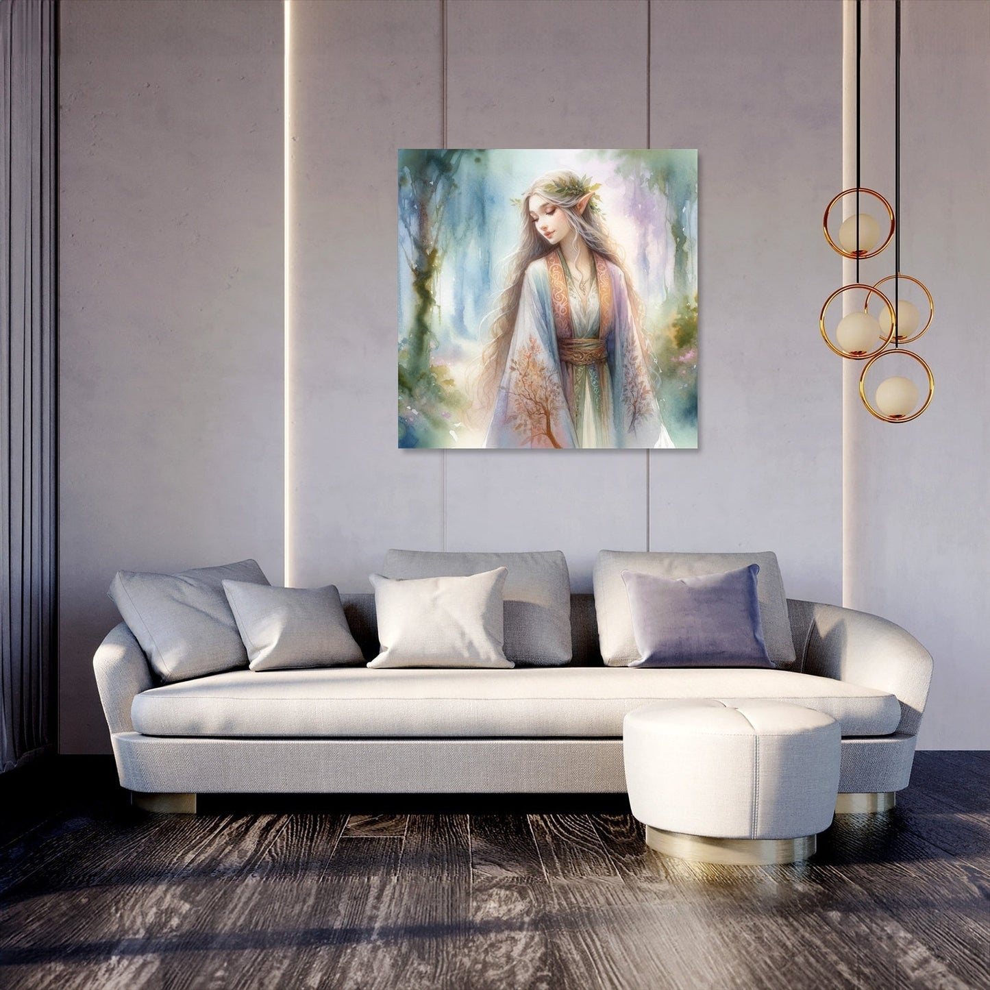 Mystic Forest Elf Canvas