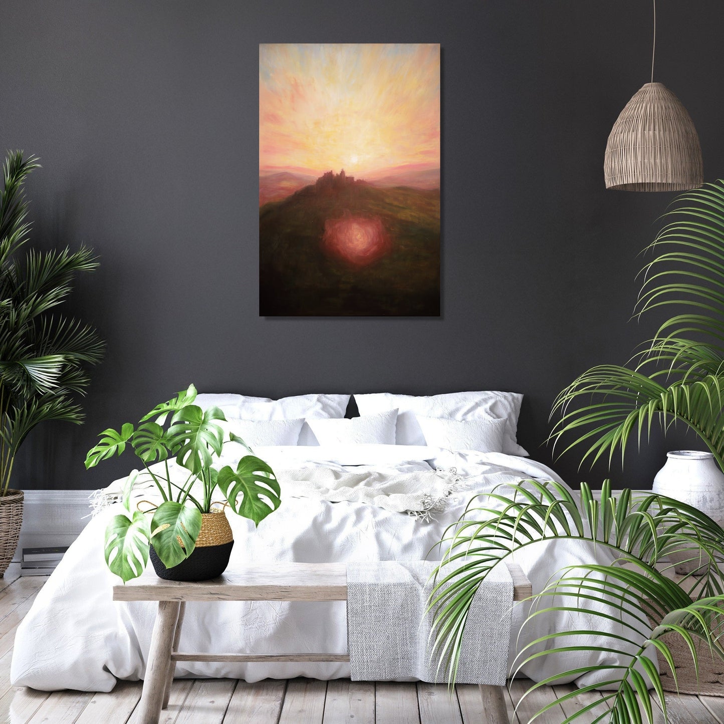 Castle Shadow Canvas