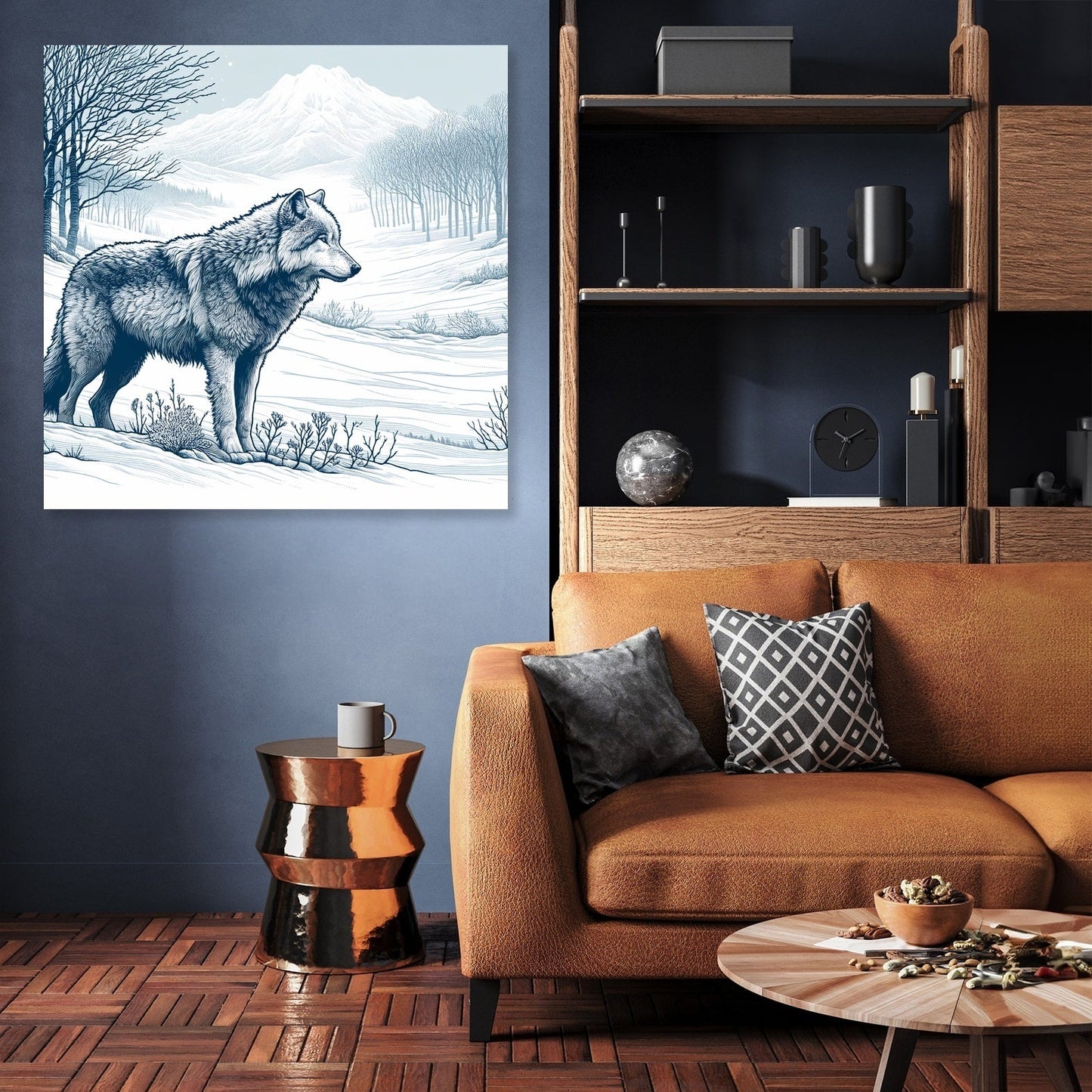 Winter Wolf Canvas