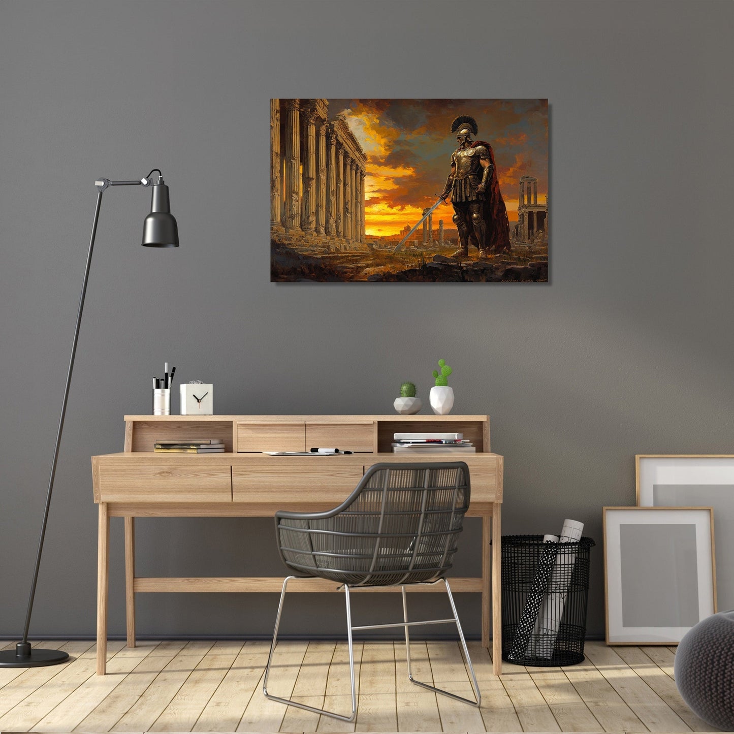 Warrior's Triumph Canvas