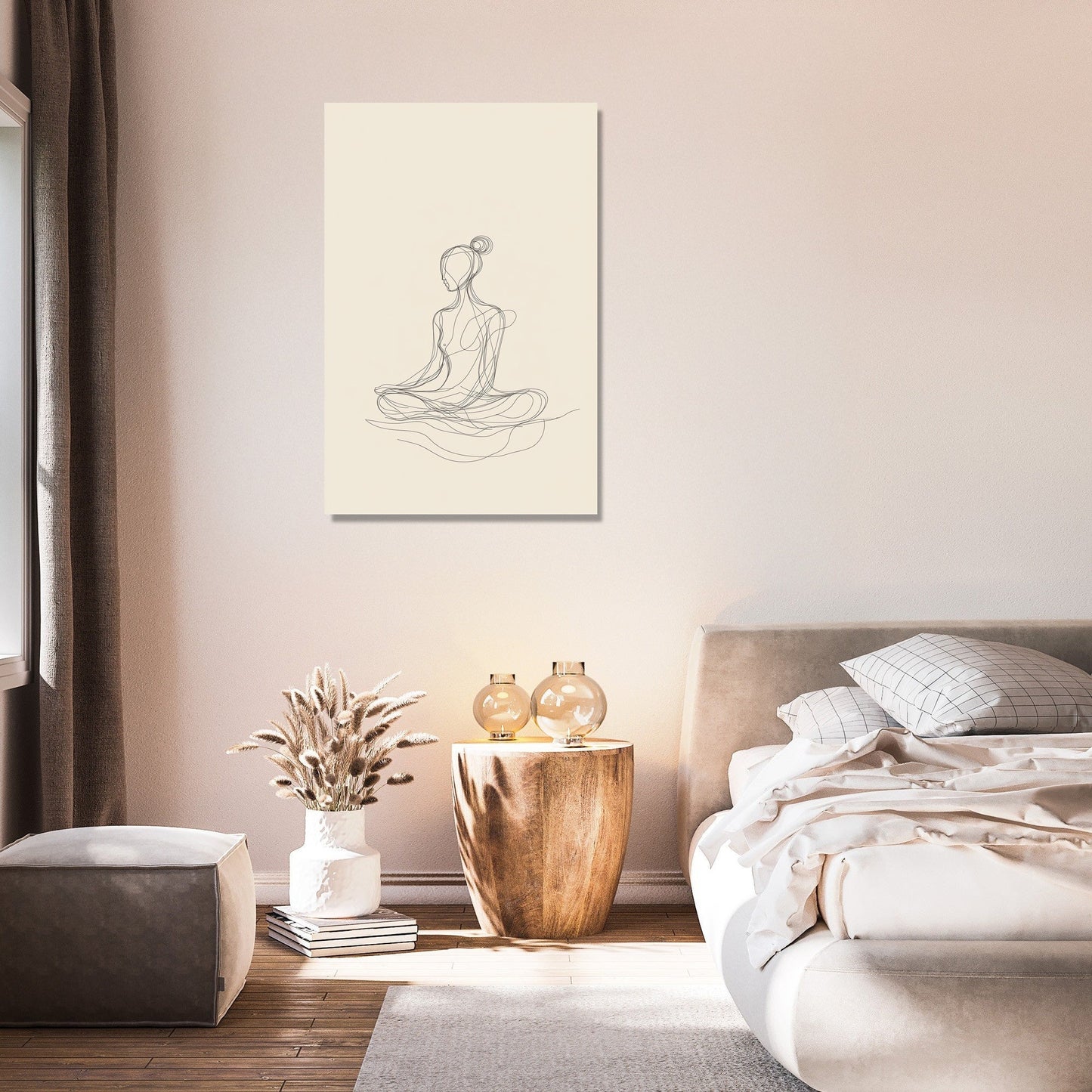 Meditating Figure Canvas