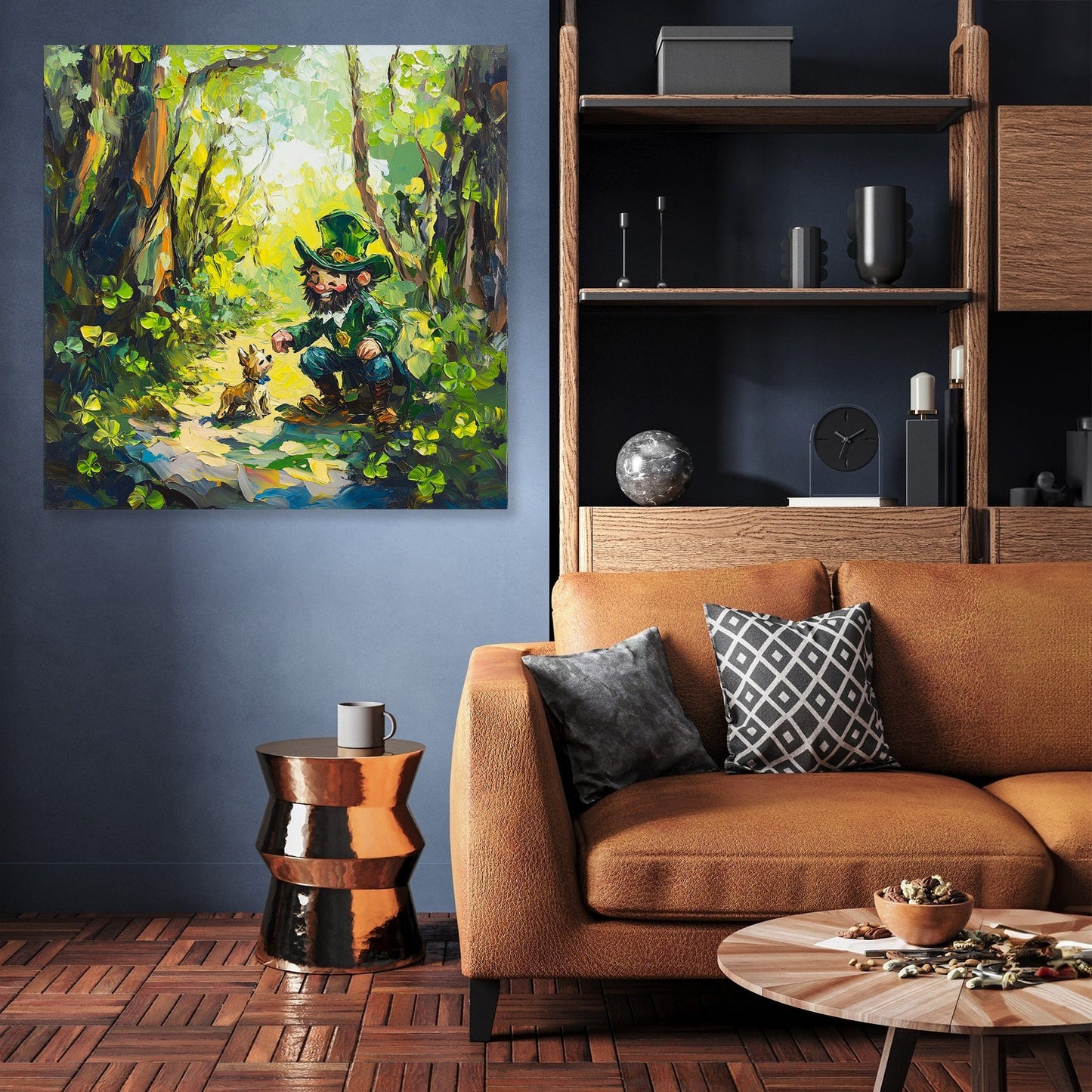 Leprechaun's Woodland Canvas