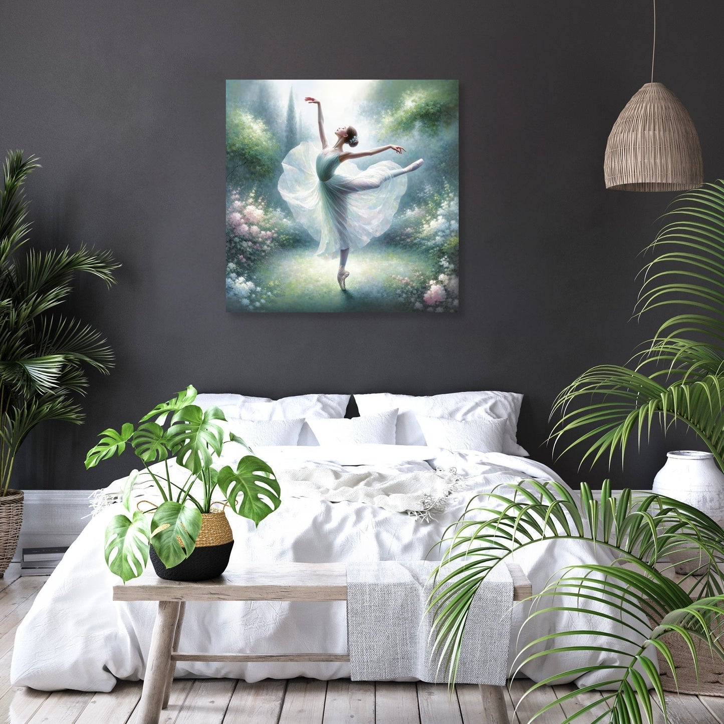 Graceful Arabesque Canvas