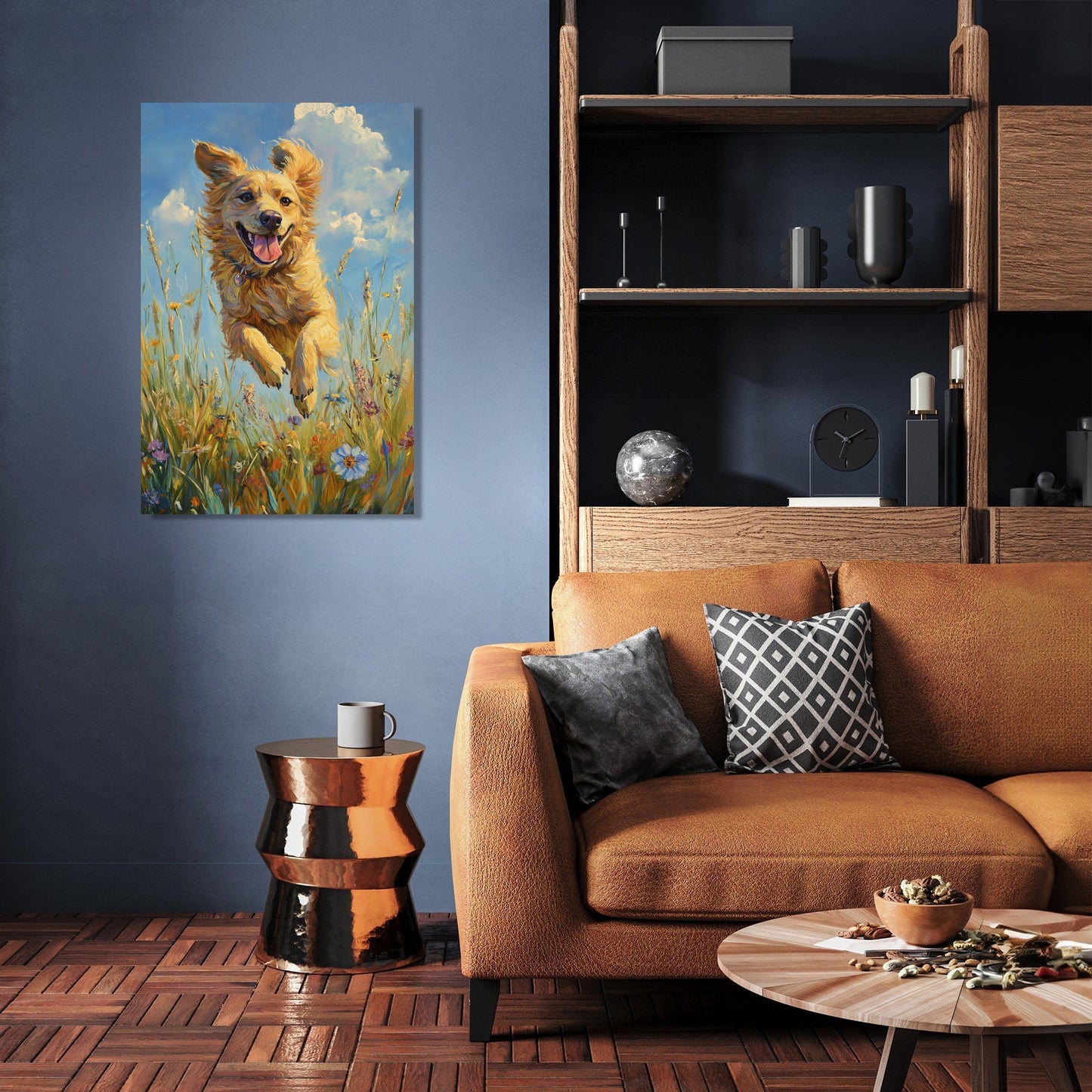Wagging Tail Joy Canvas