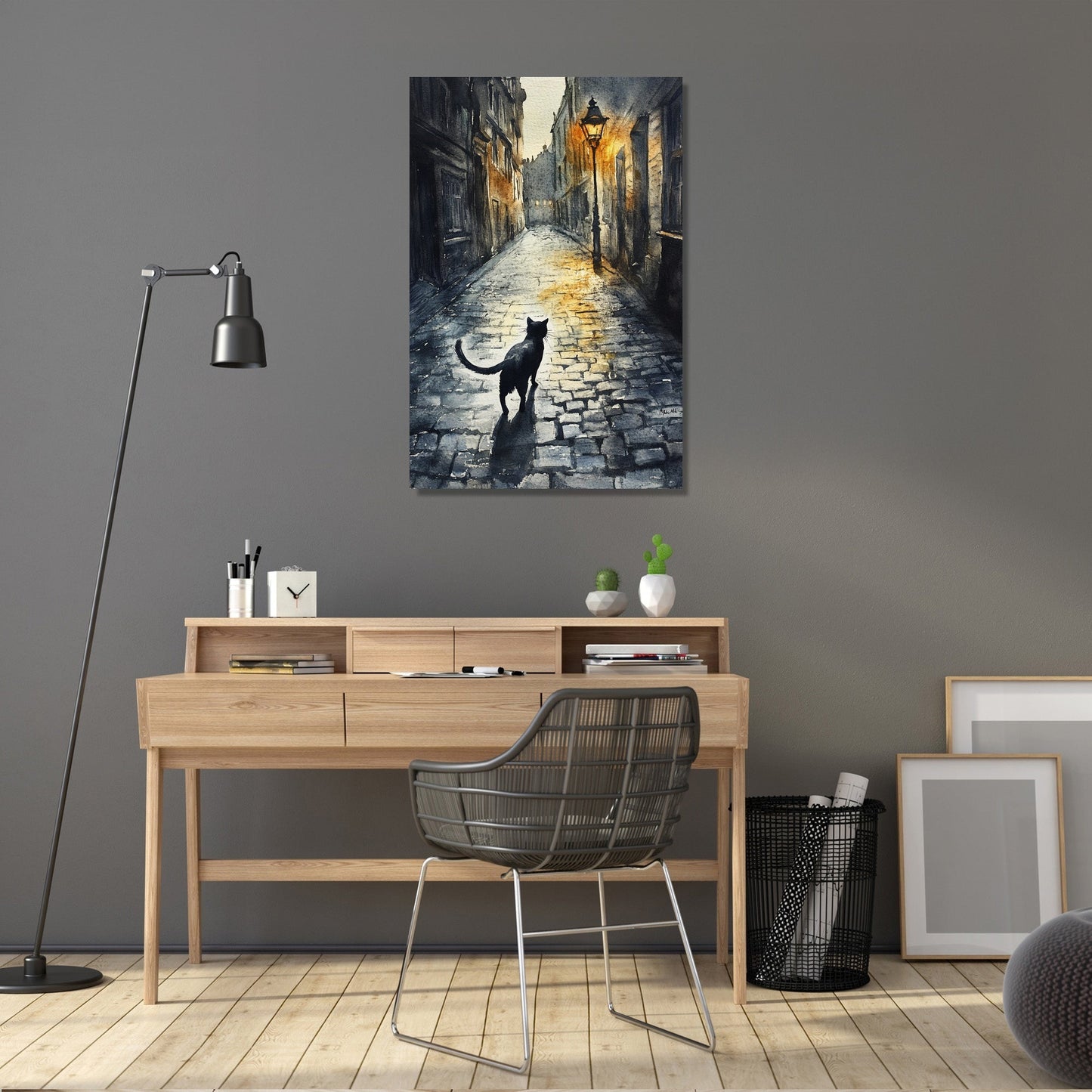Nocturnal Stroll Canvas