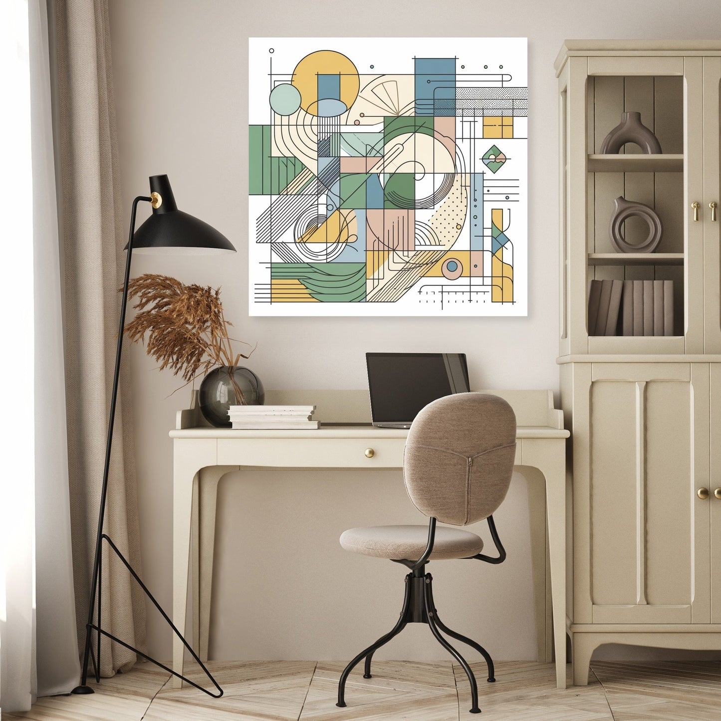 Harmonious Shapes Canvas