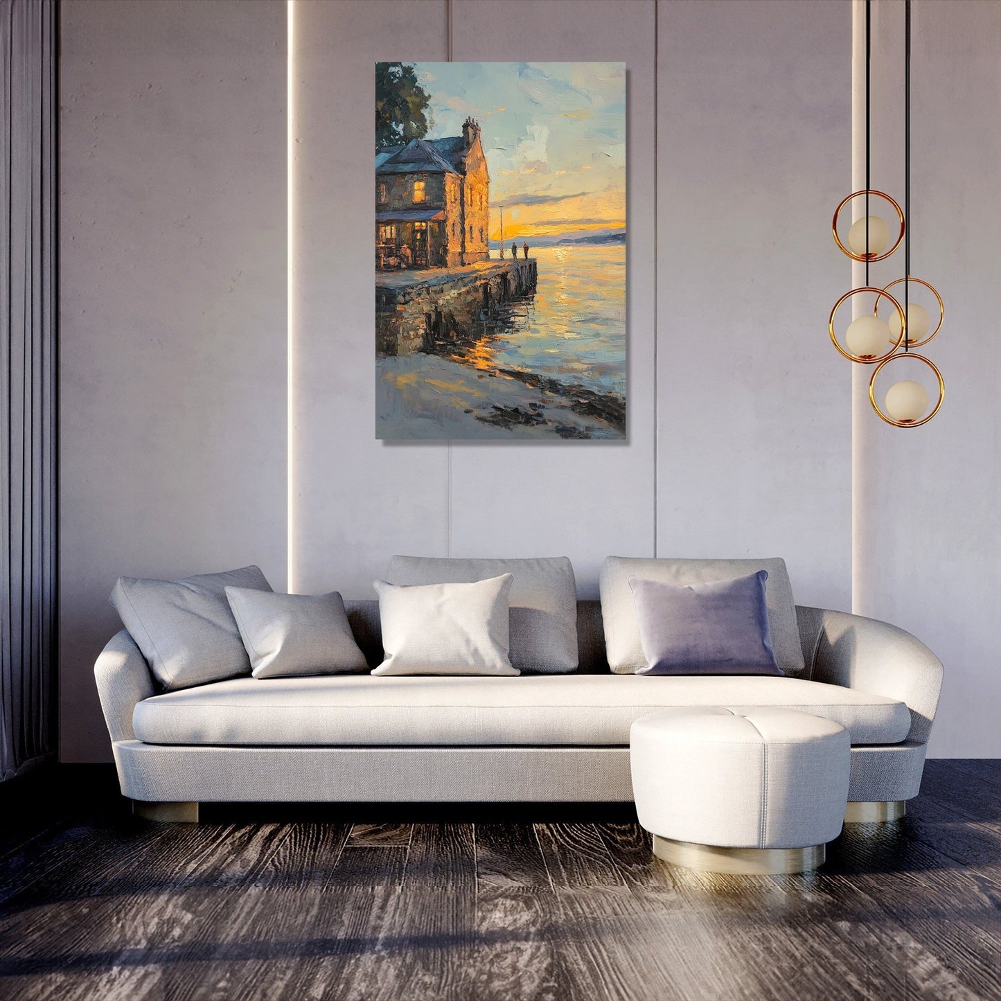 Broughty Ferry Twilight Canvas