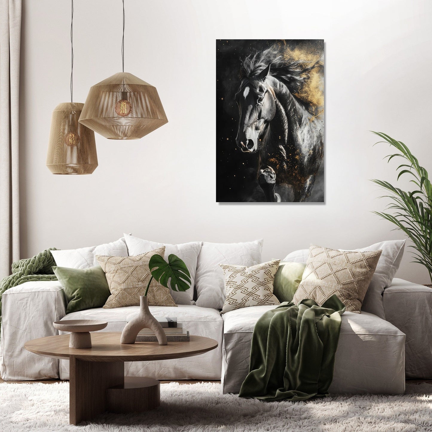 Golden Whirlwind Canvas