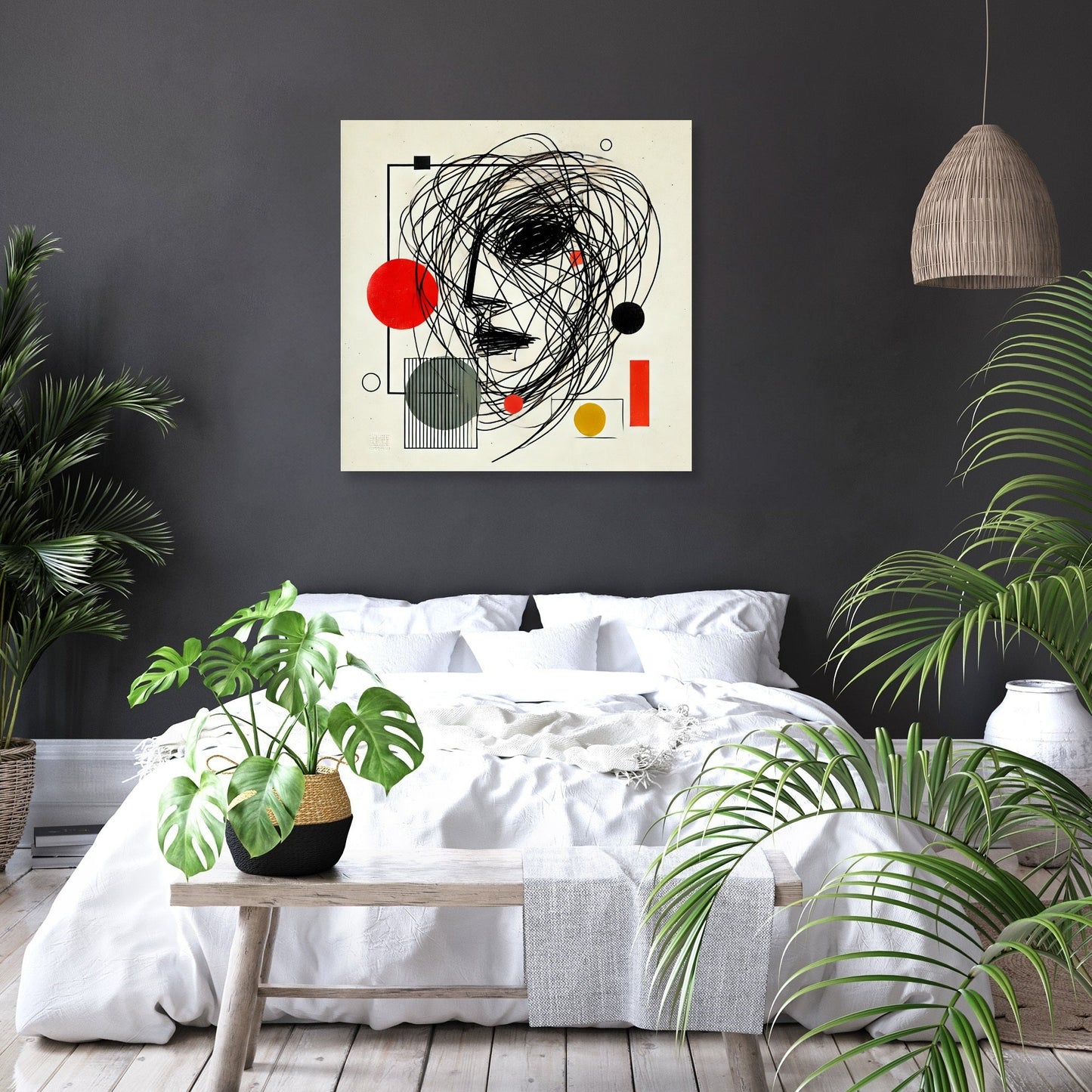 Scribble Symphony Canvas