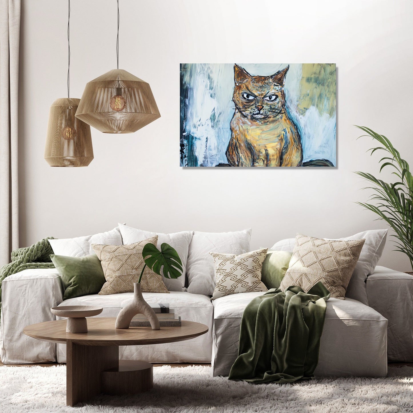 Grumpy Cat's Day Canvas