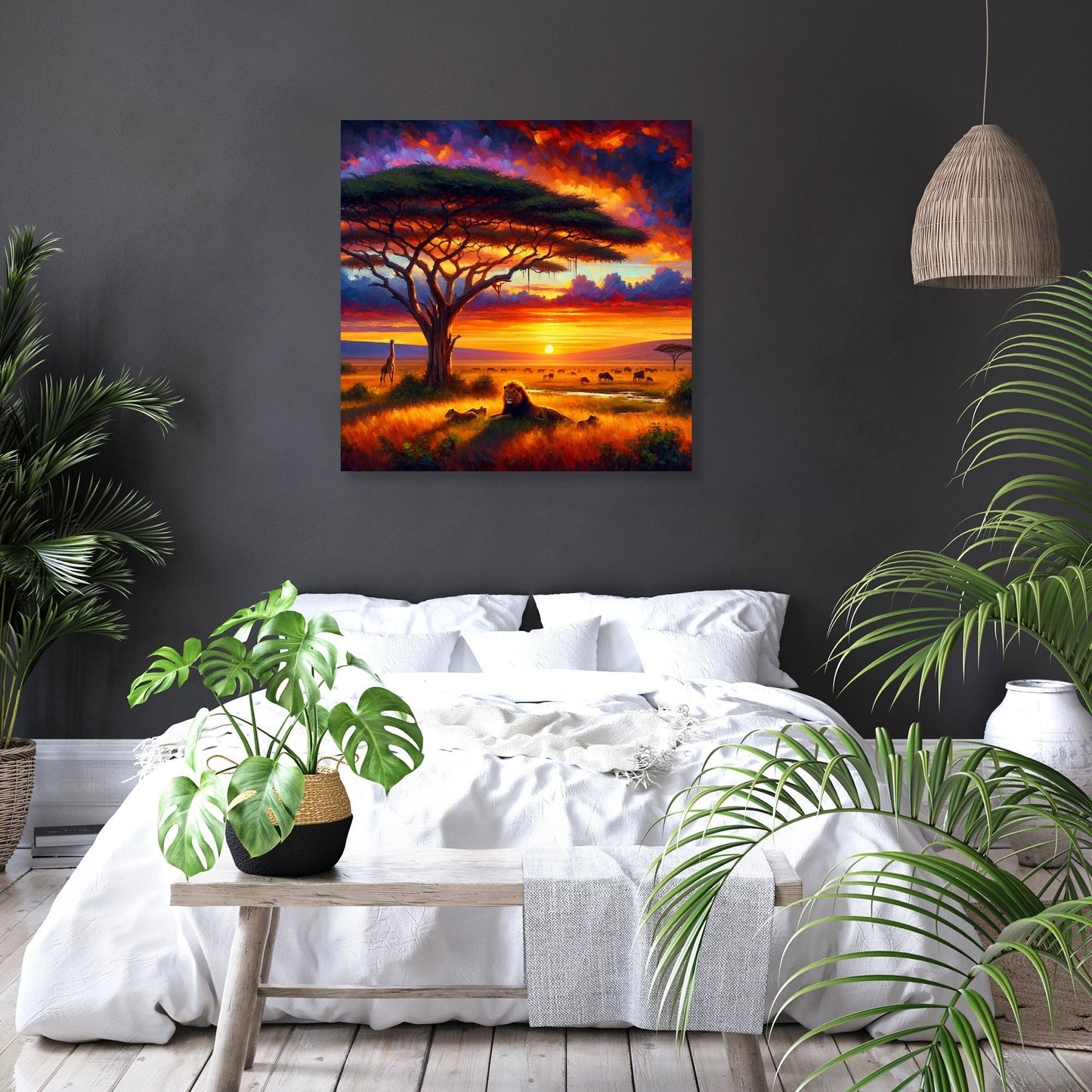 Serengeti Sundown Canvas