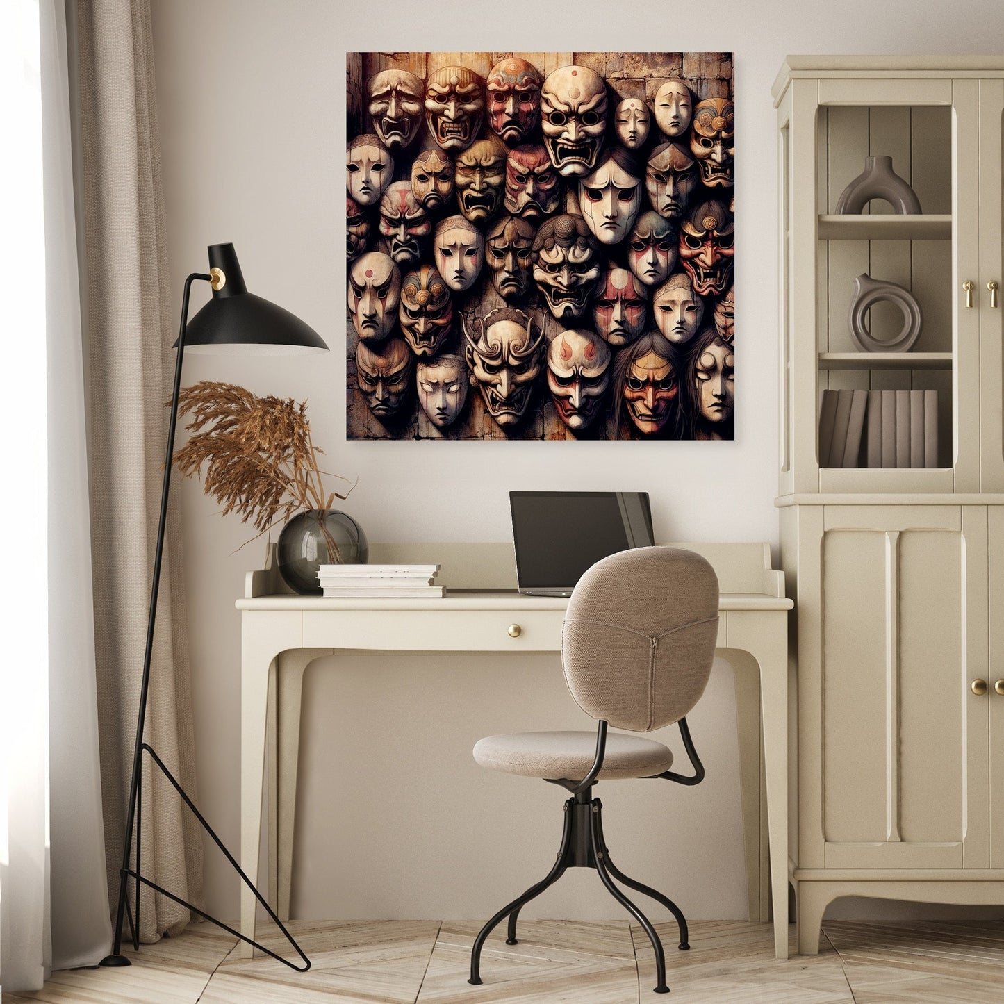 Mystery of Masks Canvas