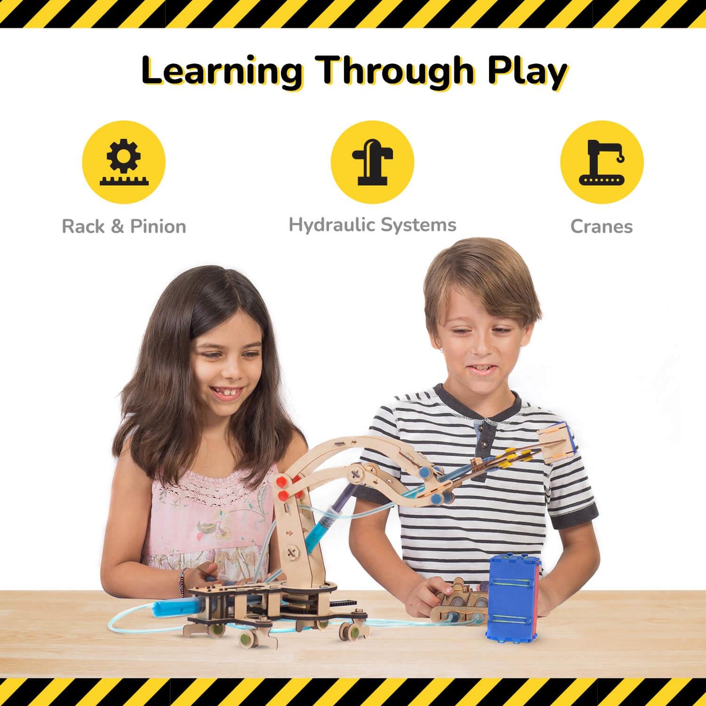 Smartivity Hydraulic Crane Build-It-Yourself DIY STEAM Toy