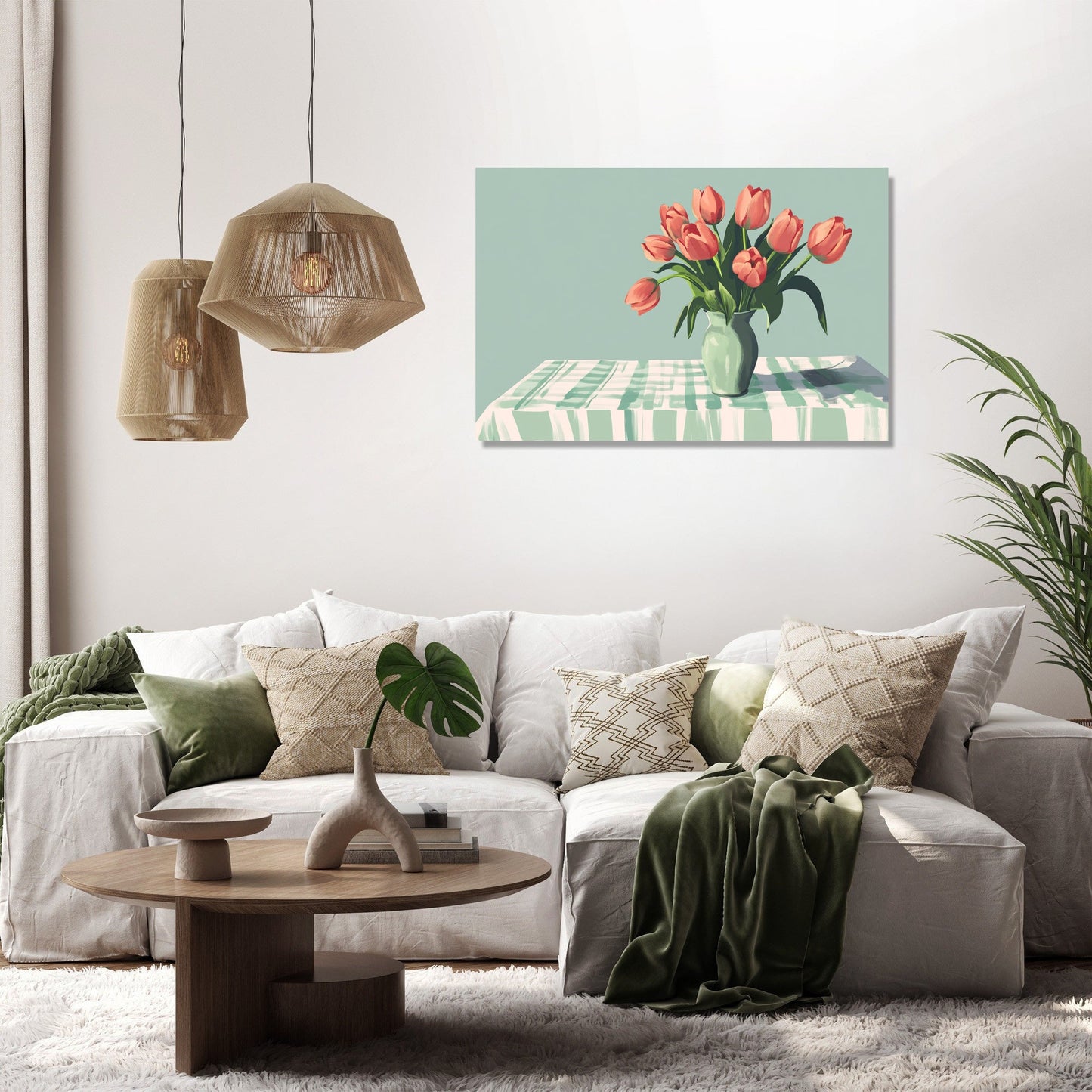Tulip Vase Canvas