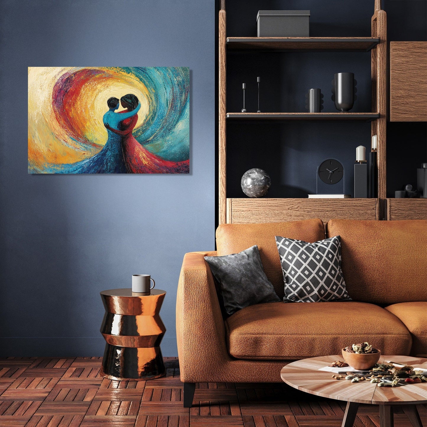Love's Fluid Embrace Canvas