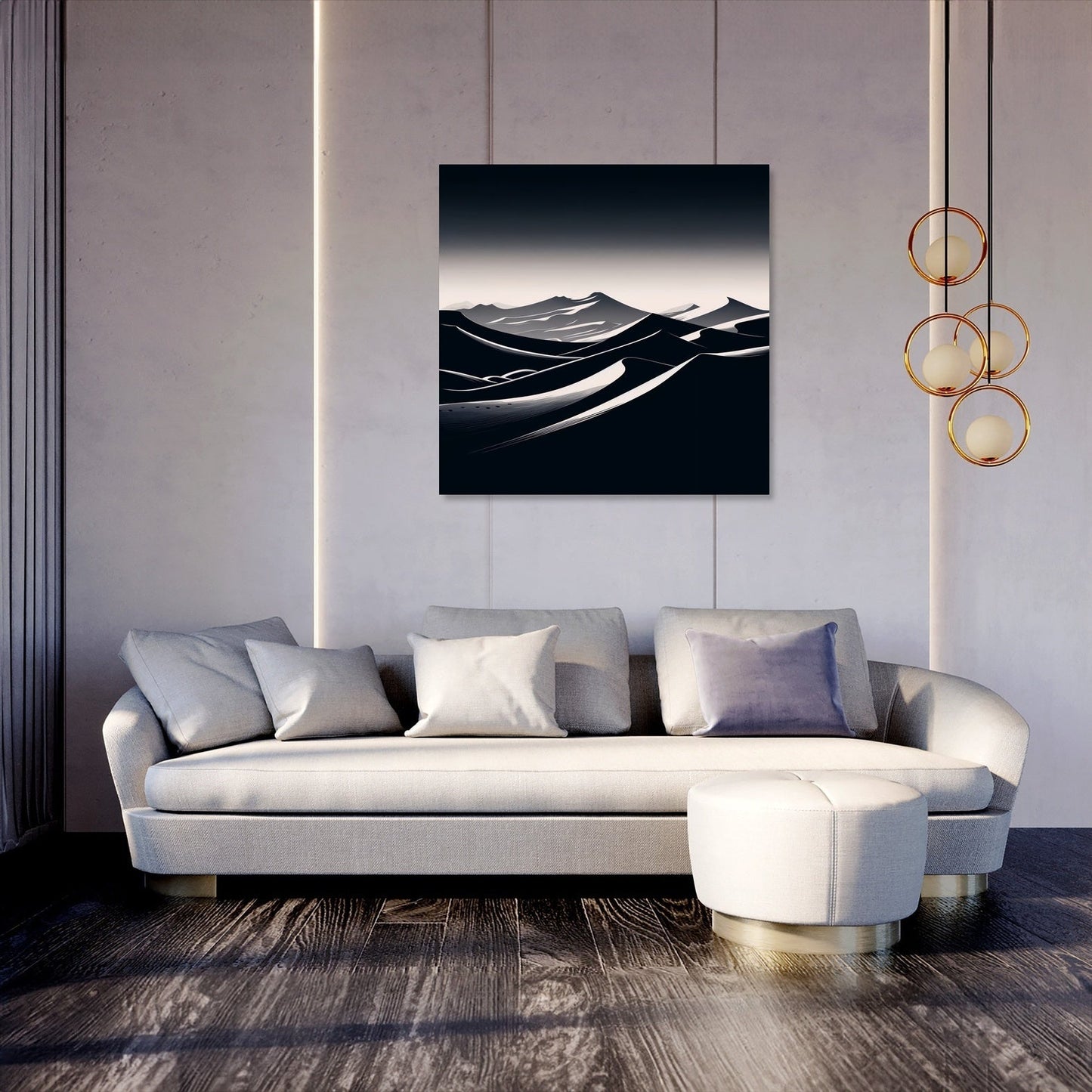 Majestic Desert Dunes Canvas