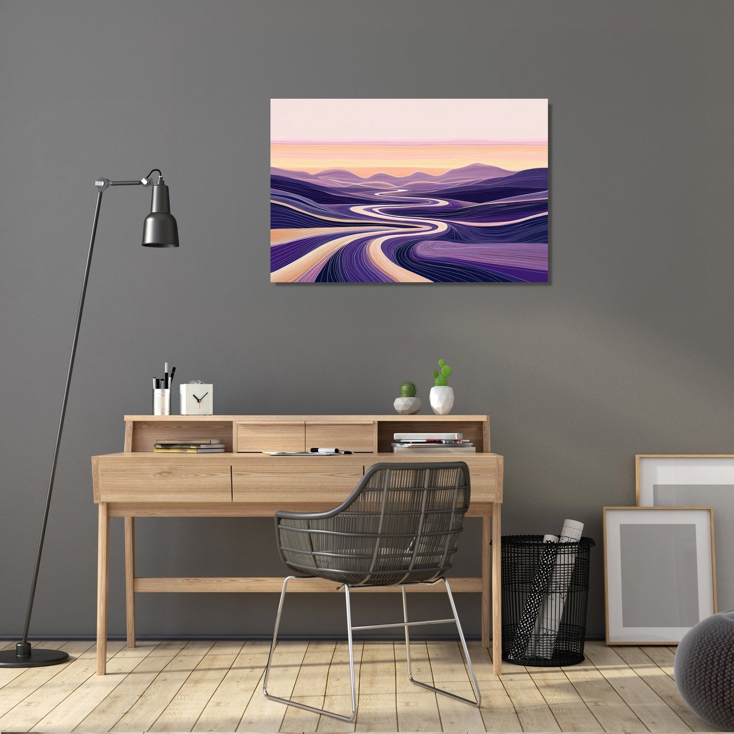 Dusk River Dream Canvas