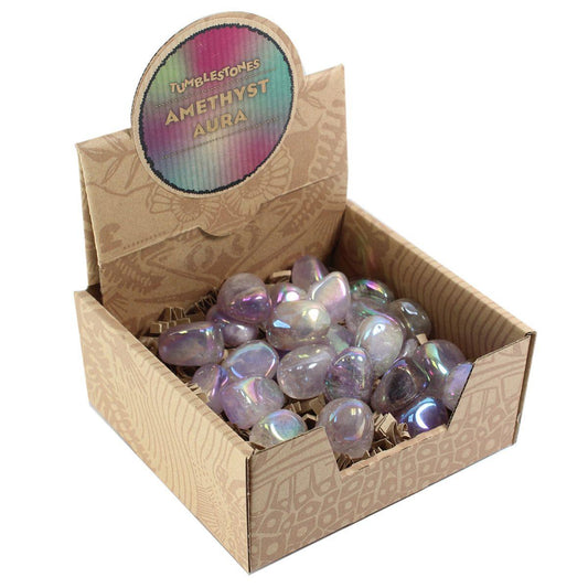 Amethyst Aura Tumblestone
