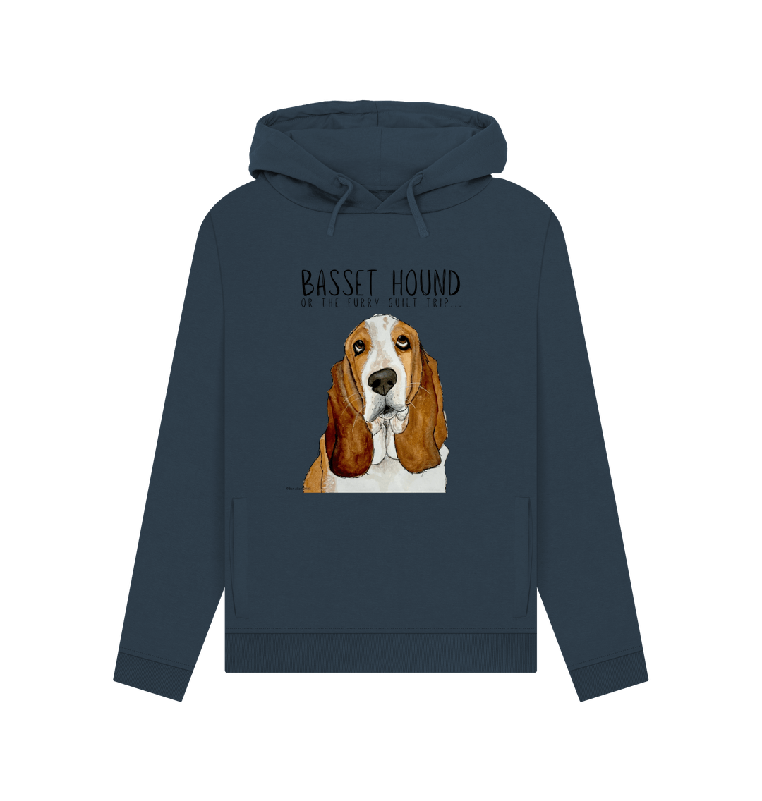 Basset Hound Women’s Hoodie: Embrace the Cozy Guilt Trip