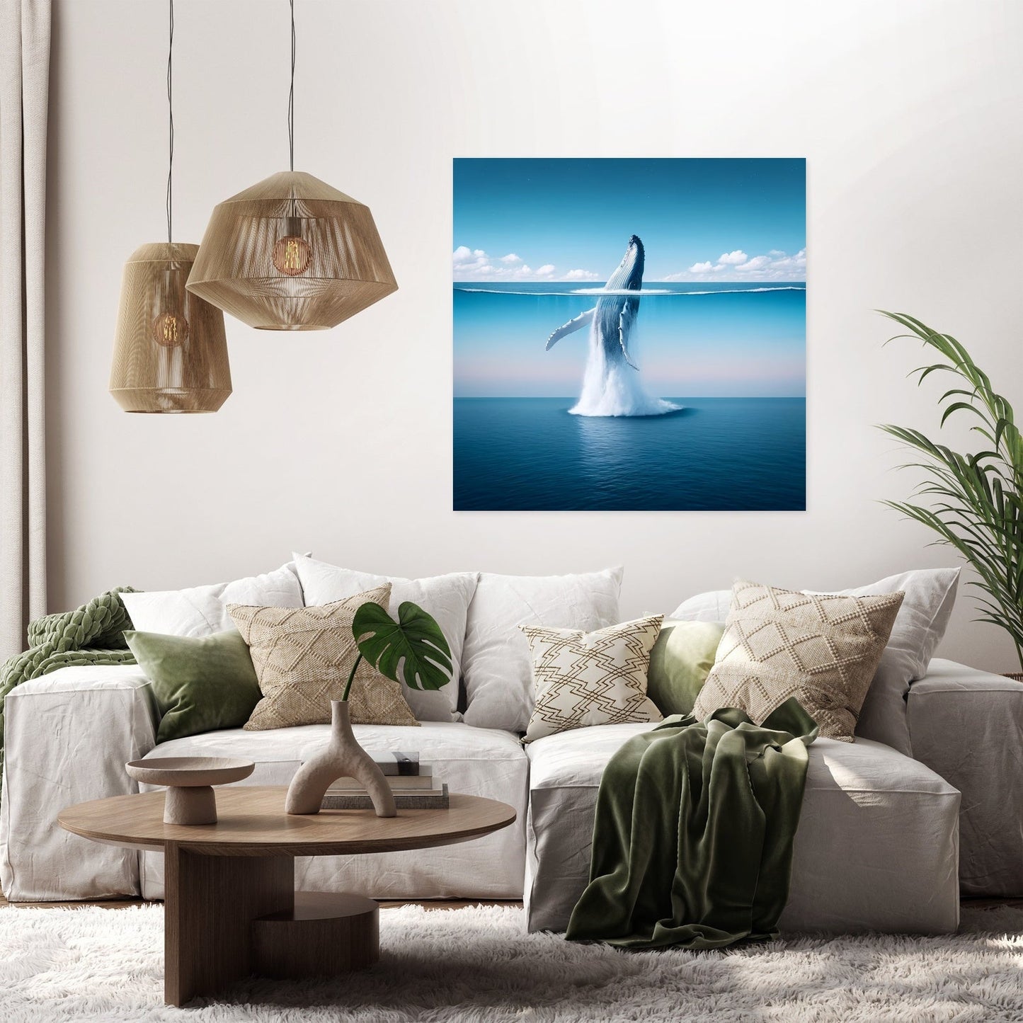 Skyward Ocean Canvas