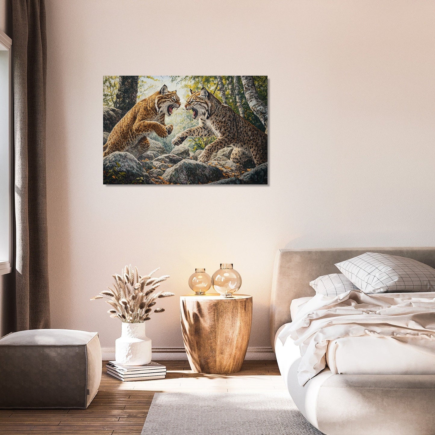 Wildcat Duel Canvas
