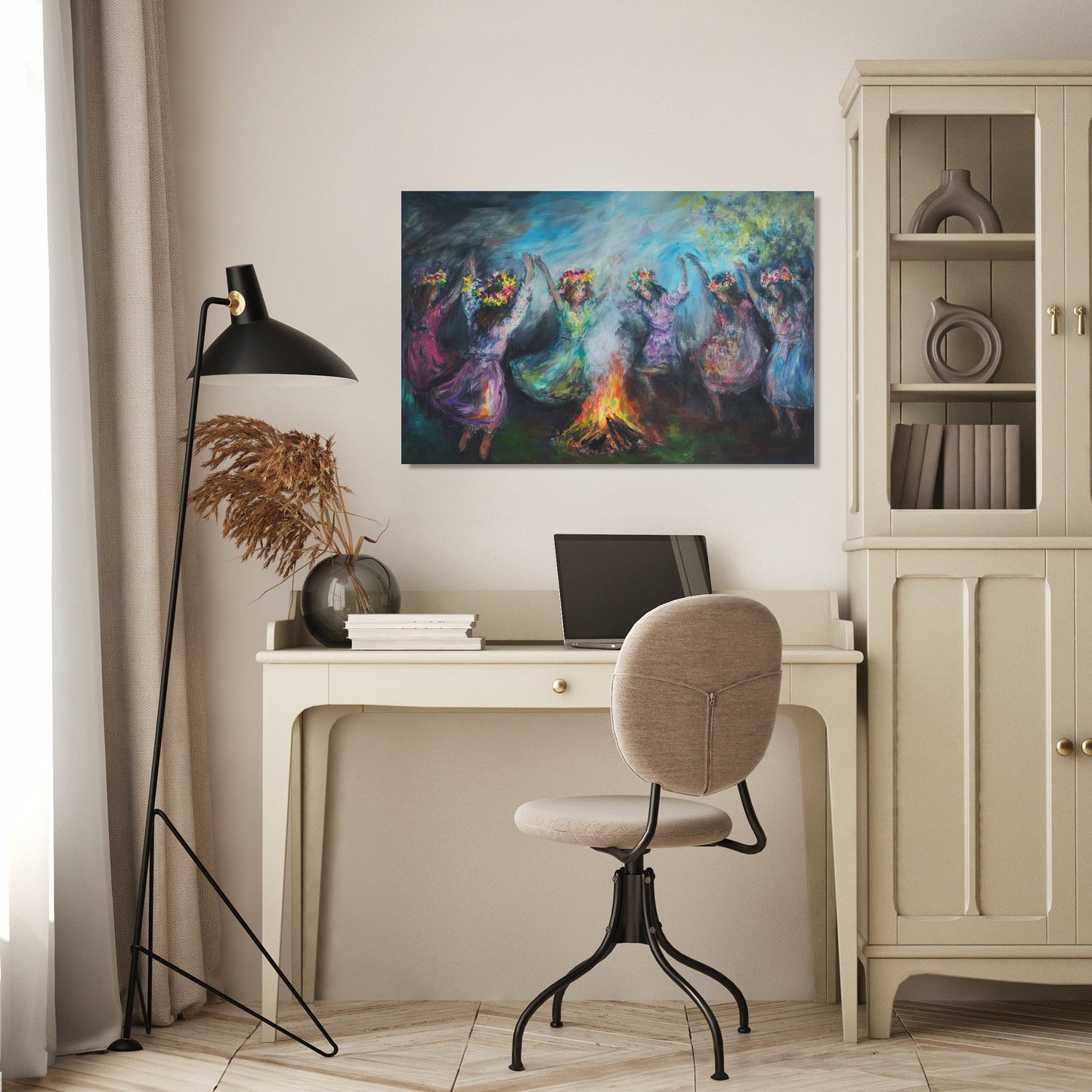 Bealtaine's Joyful Dance Canvas