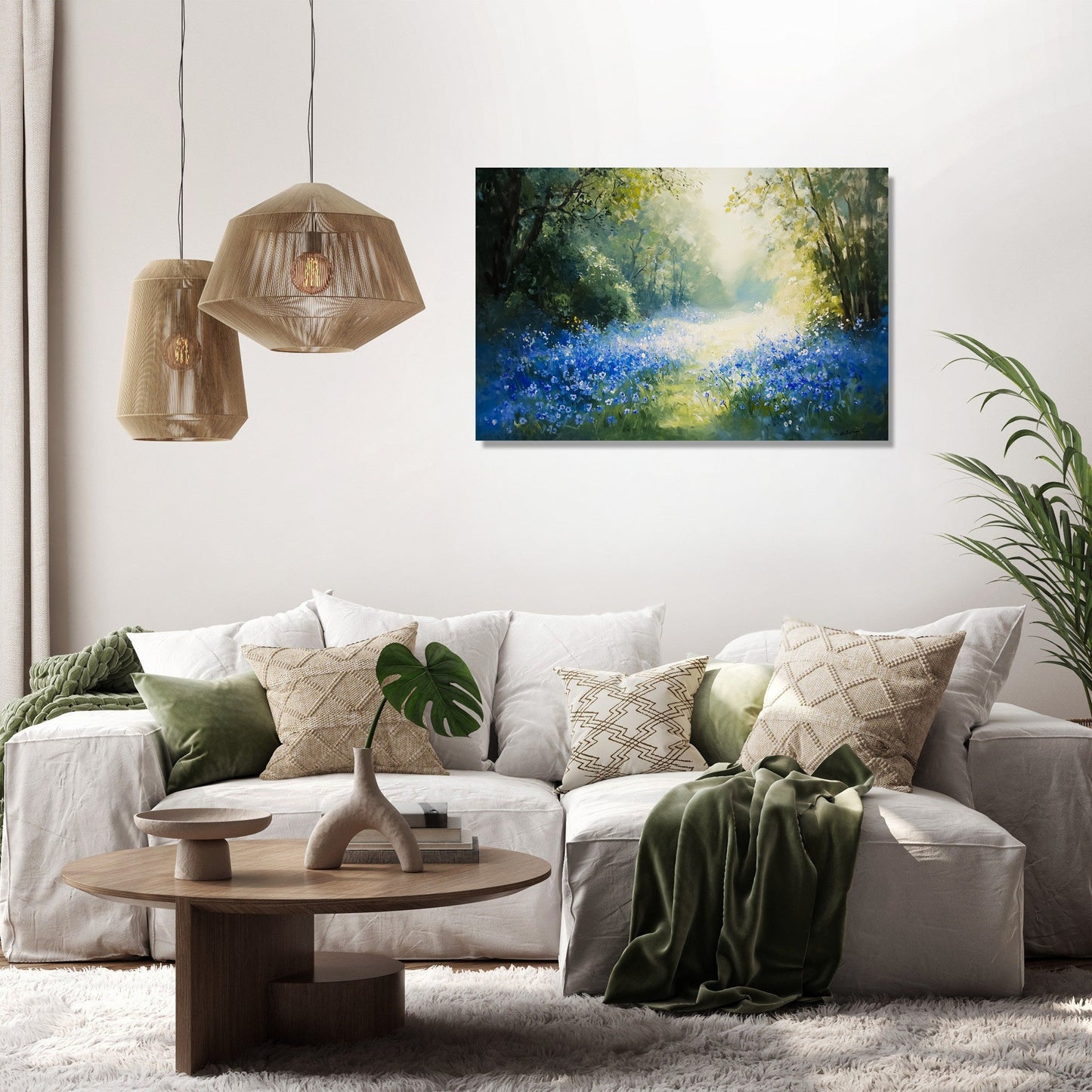 Forget-Me-Not Nostalgia Canvas