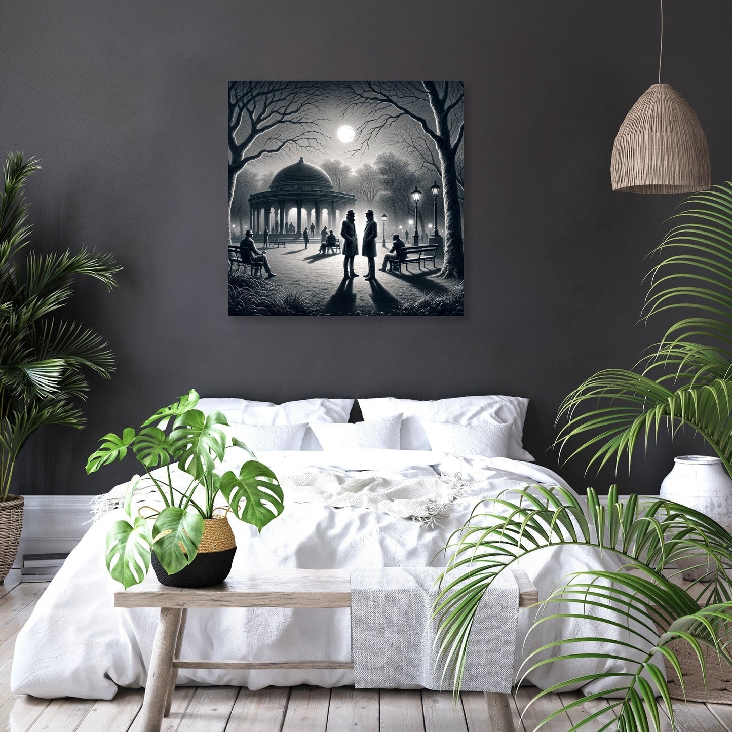Moonlit Conspiracies Canvas