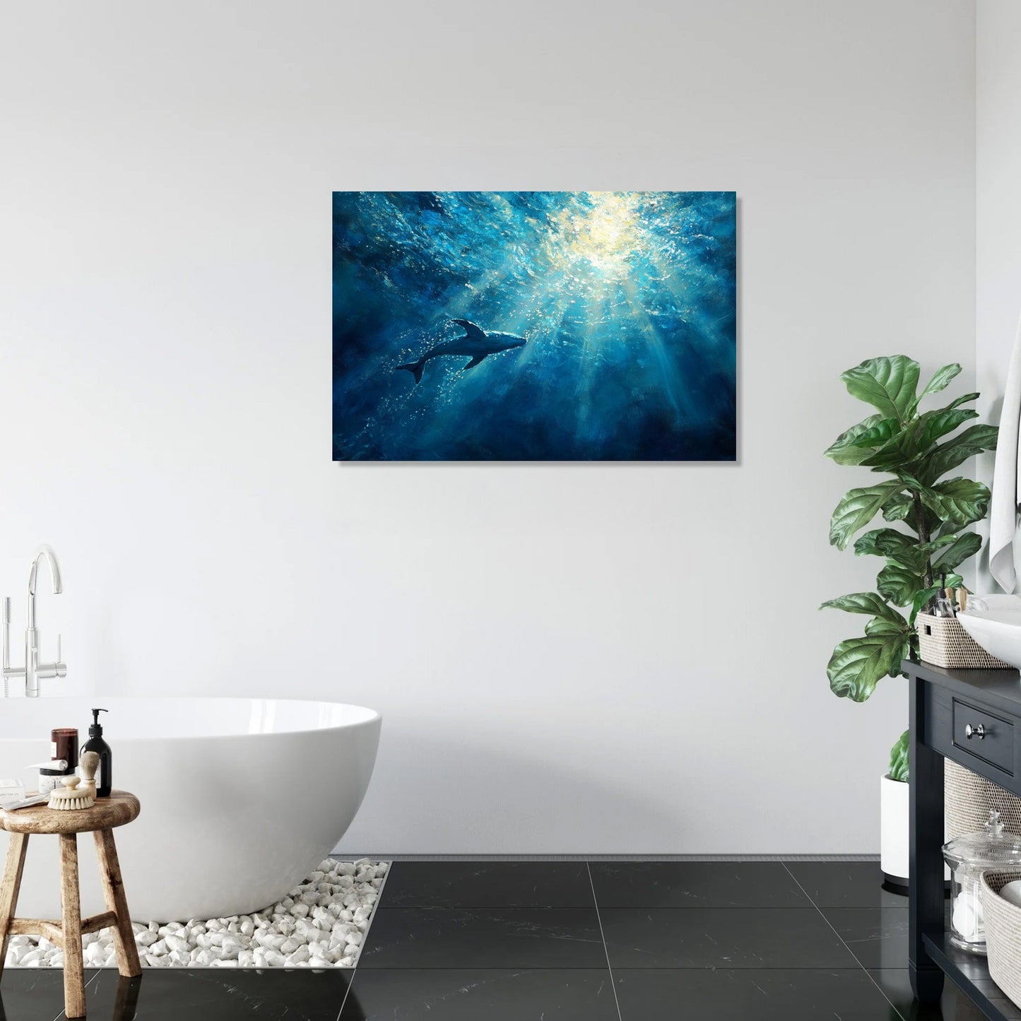 Shimmering Depths Canvas