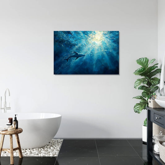 Shimmering Depths Canvas