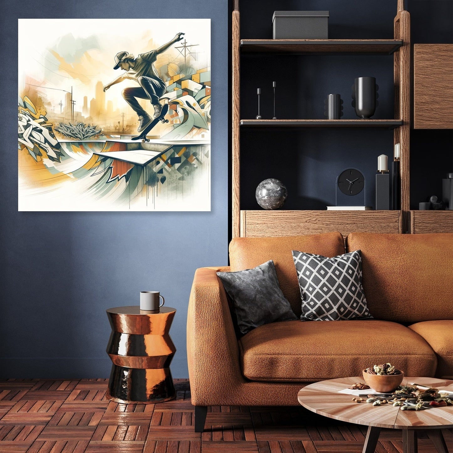 Skate and Spray Canvas