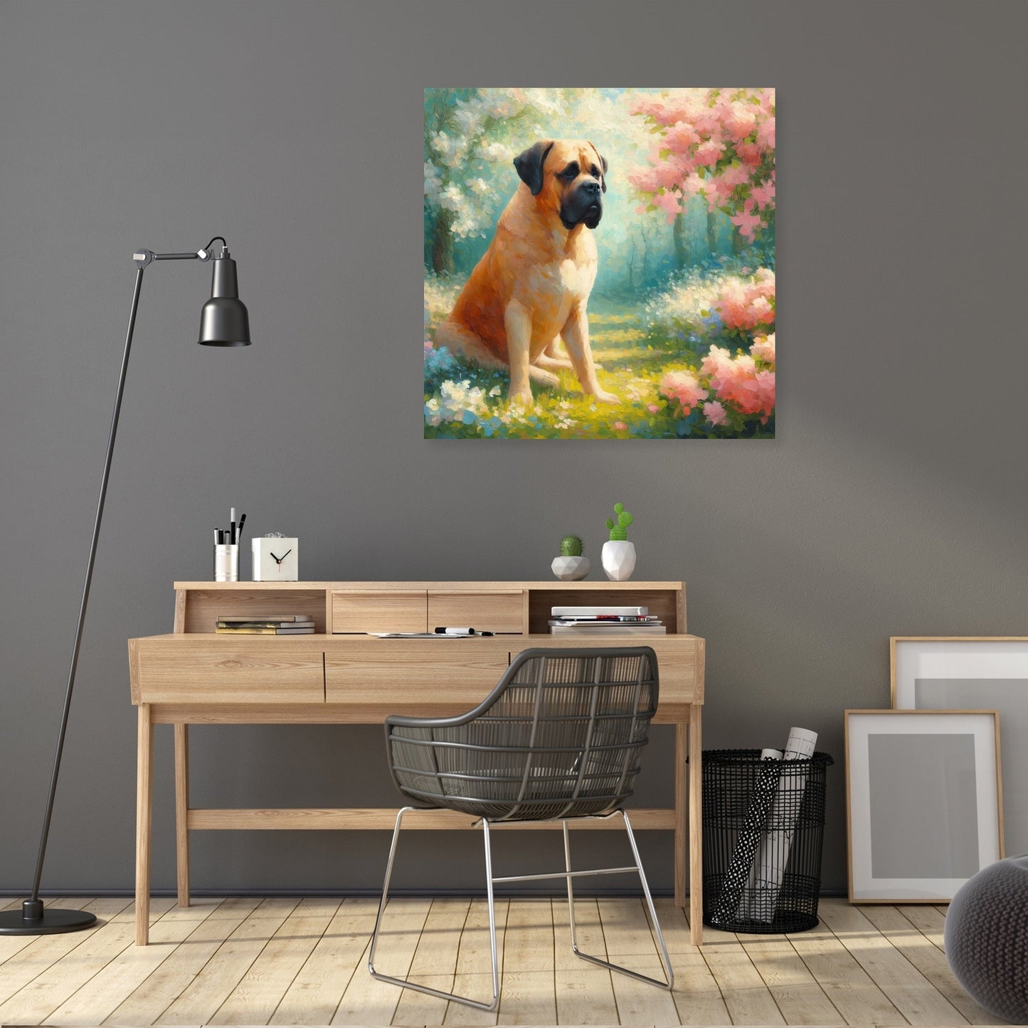 Serene Garden Companion Canvas