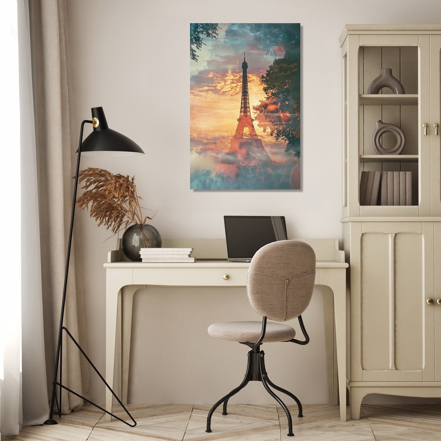 Parisian Dawn Chaos Canvas