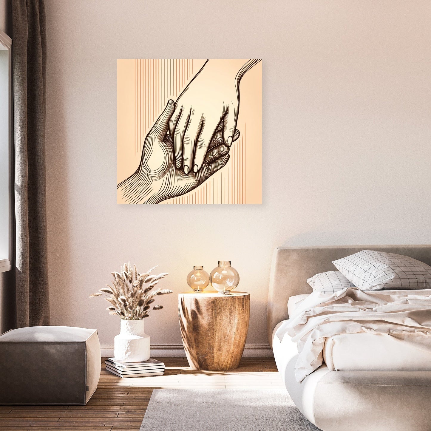 Connected Hands Canvas
