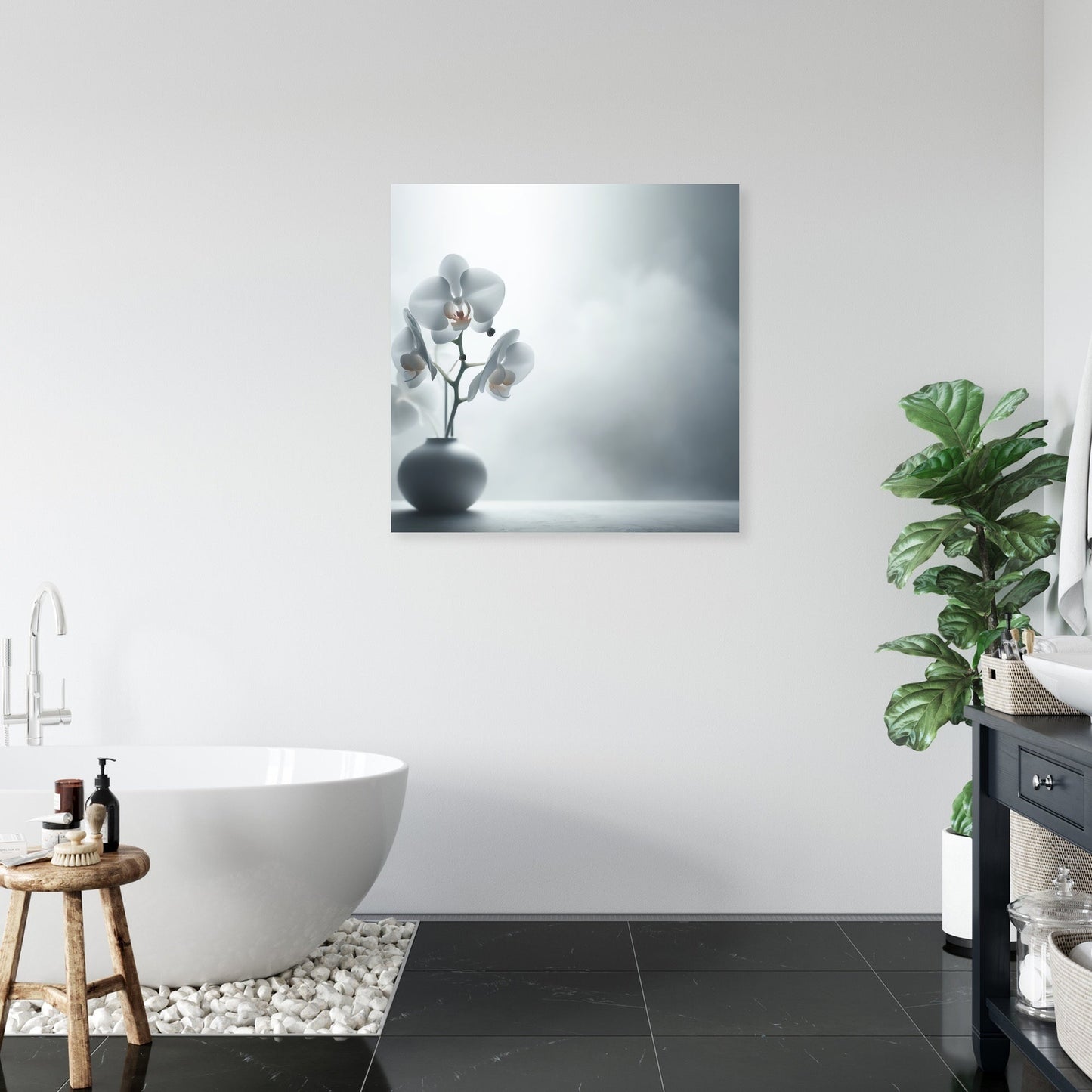 Zen Orchid Serenity Canvas