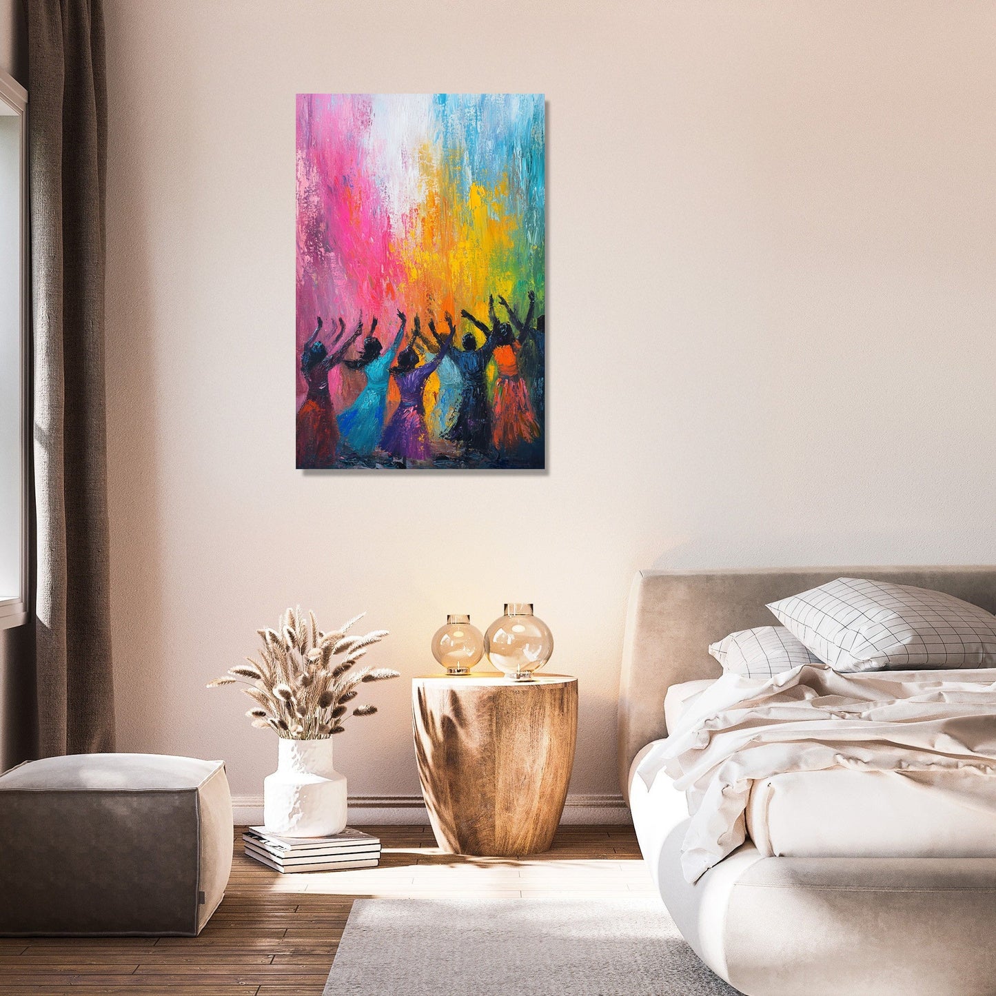 Dancing Colours Canvas