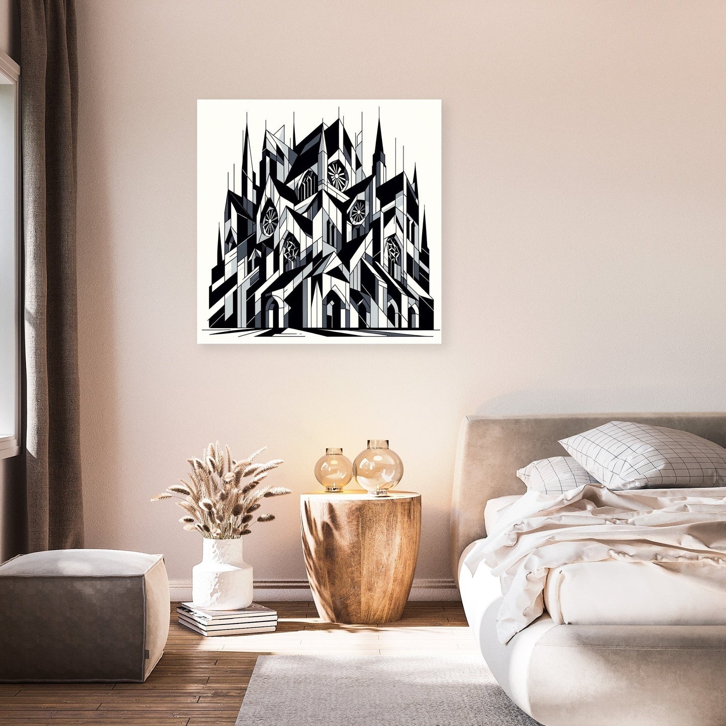 Fragmented Gothic Canvas