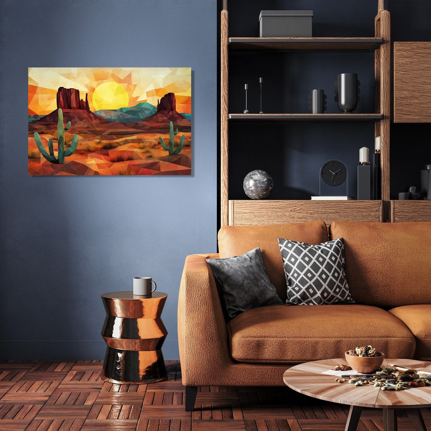 Geometric Wild West Canvas