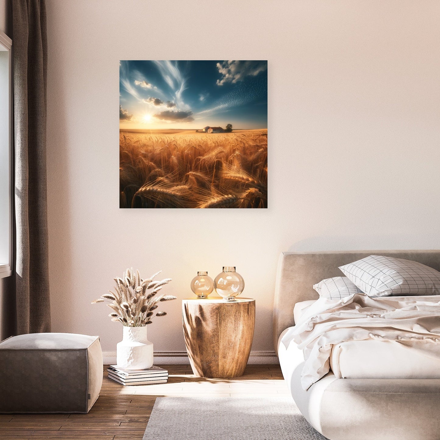 Golden Wheat Fields Canvas